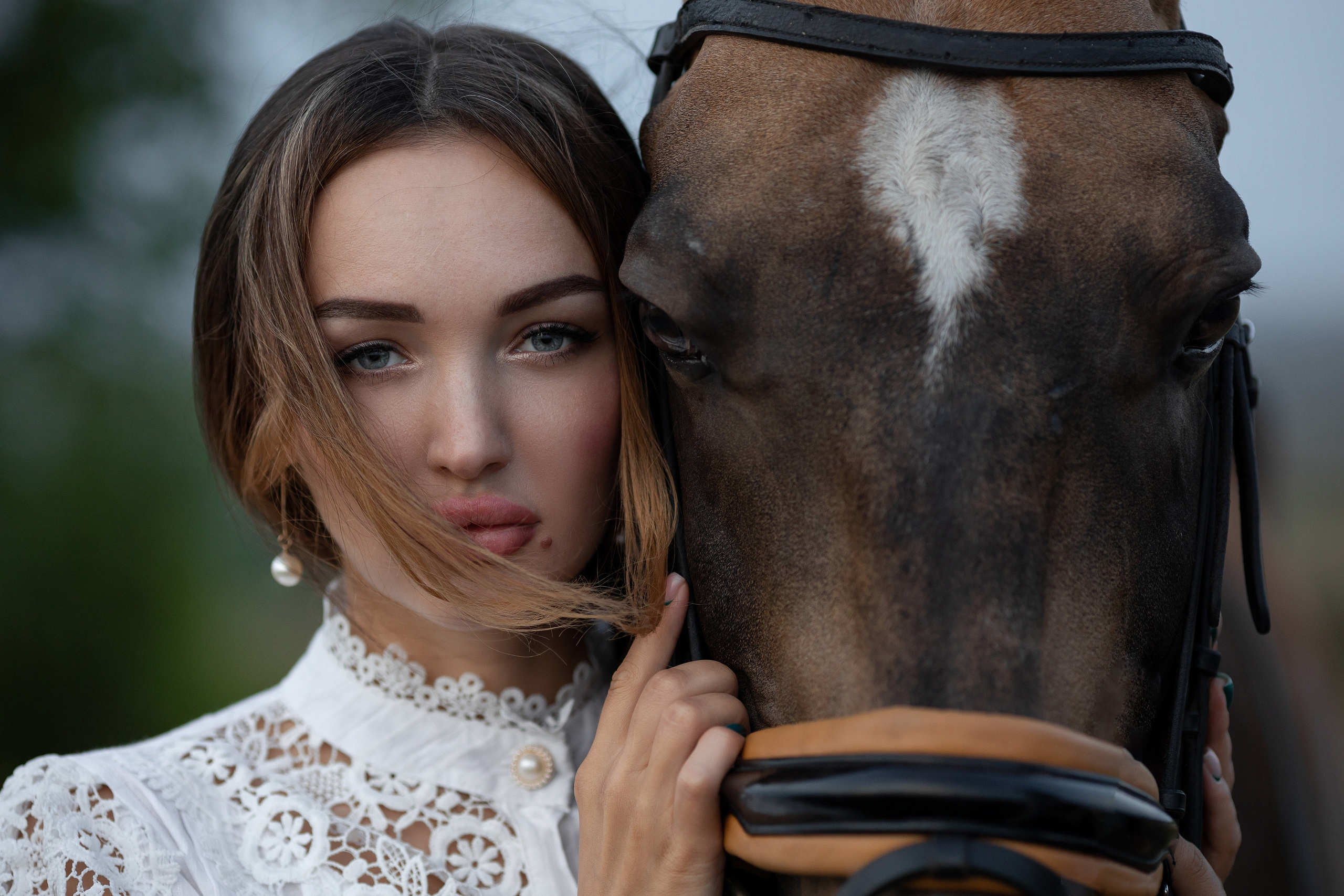 Кристина. Винтажная фотосессия с лошадью. Анна Демидец — маркетолог и фотограф в Новошахтинске, Шахтах и Ростове-на-Дону и онлайн по РФ