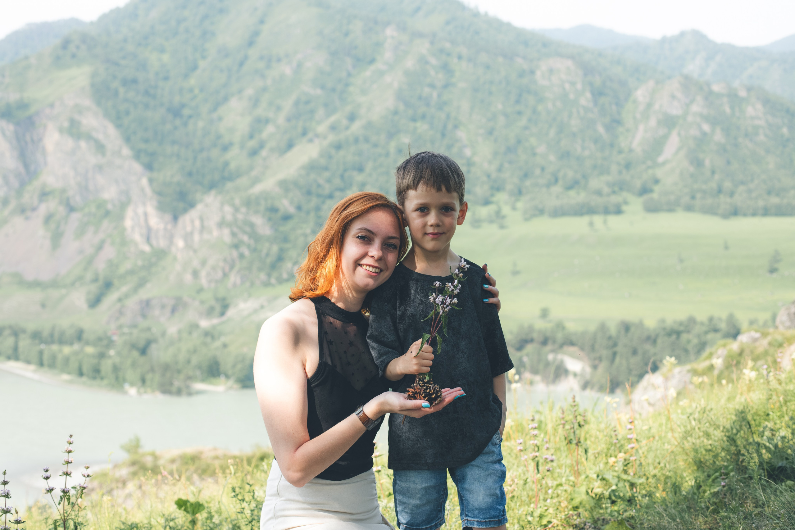 Ксения & родные. Фотограф Нина Брандт в Горном Алтае