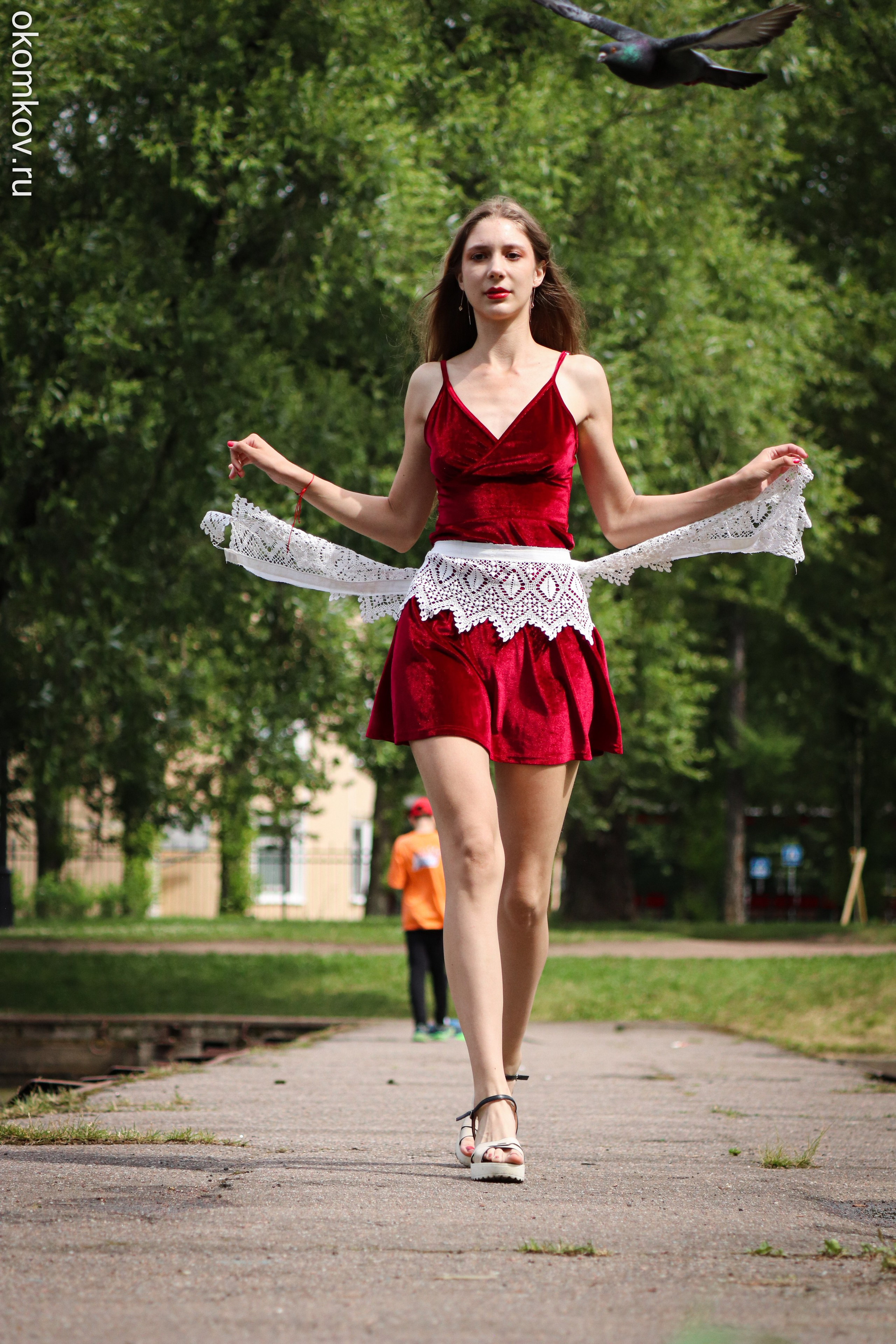 Показ образов на пирсе Московского парка Победы. Ивентный фотограф в Санкт-Петербурге Олег Комков