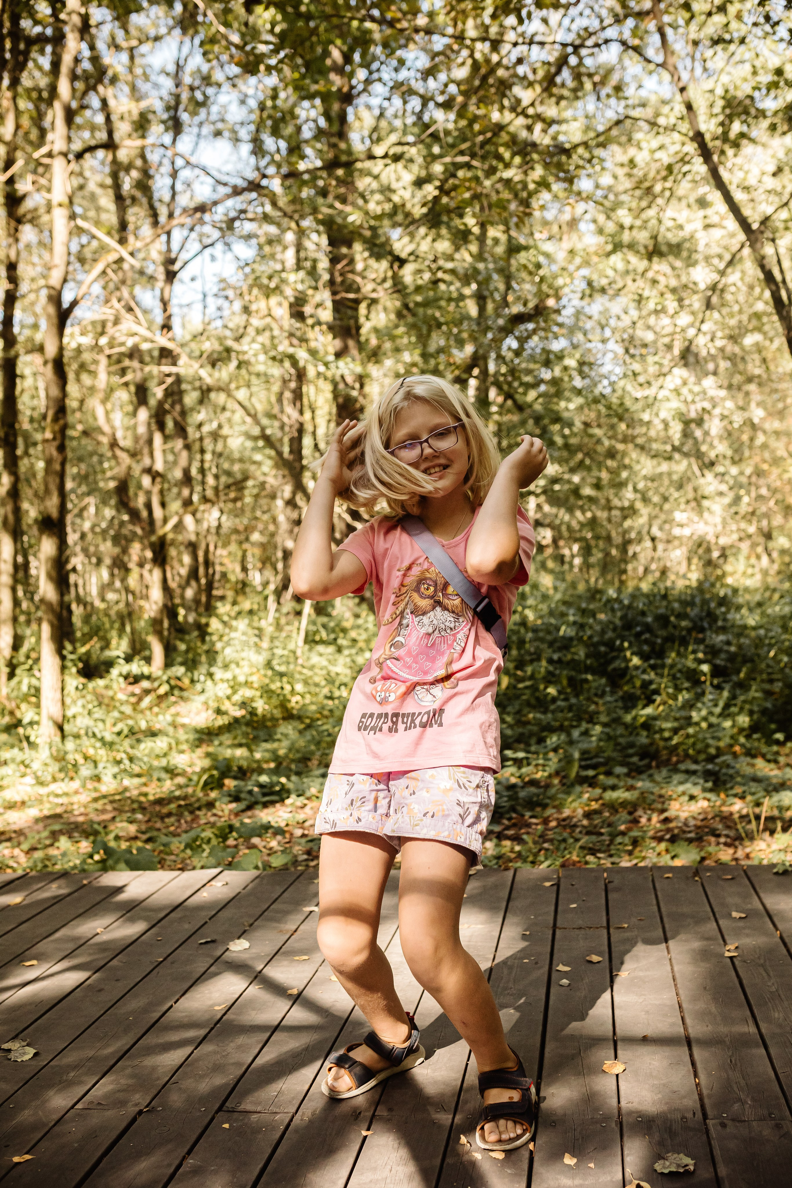 Репортаж школьной прогулки в парке. Семейный и женский фотограф в Москве Надежда Воробьева
