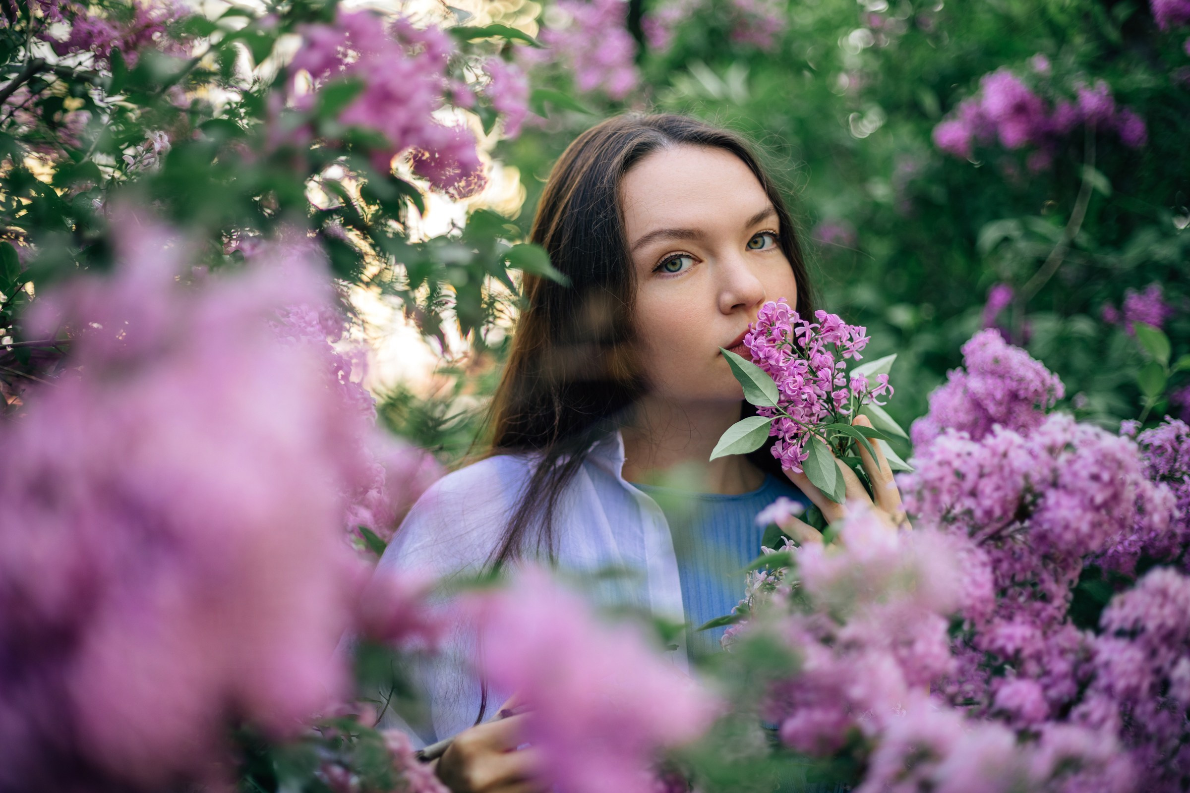 Смазы сирени. Екатерина. Июнь 2025. Фотограф Пермь. Свадьбы. Семья и дети, школа, д. сад. Фотокниги