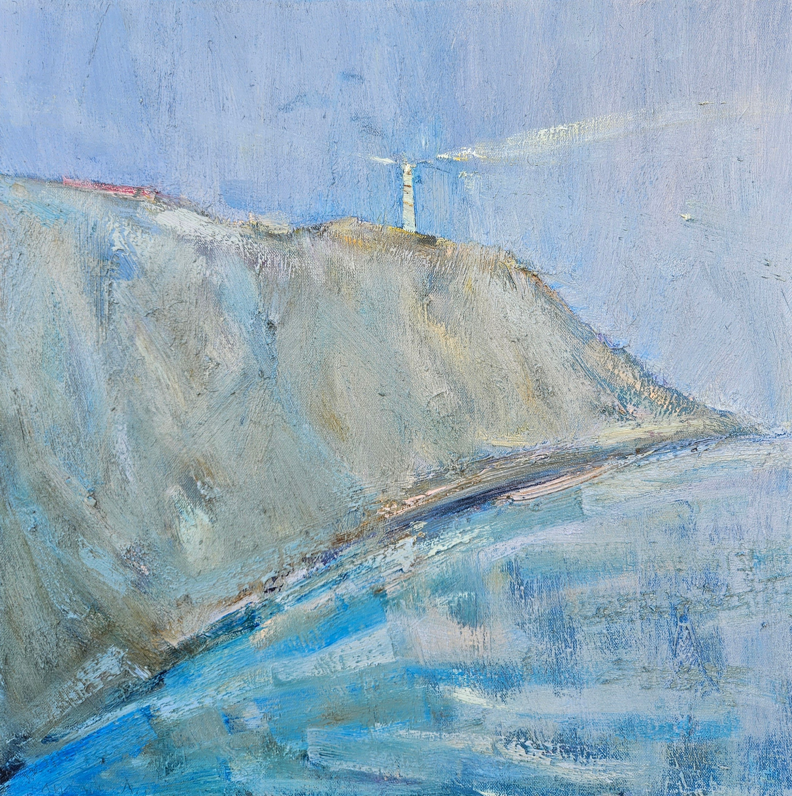 "Маяк". 2026. Холст, масло. 60х60. Цена: 20000₽