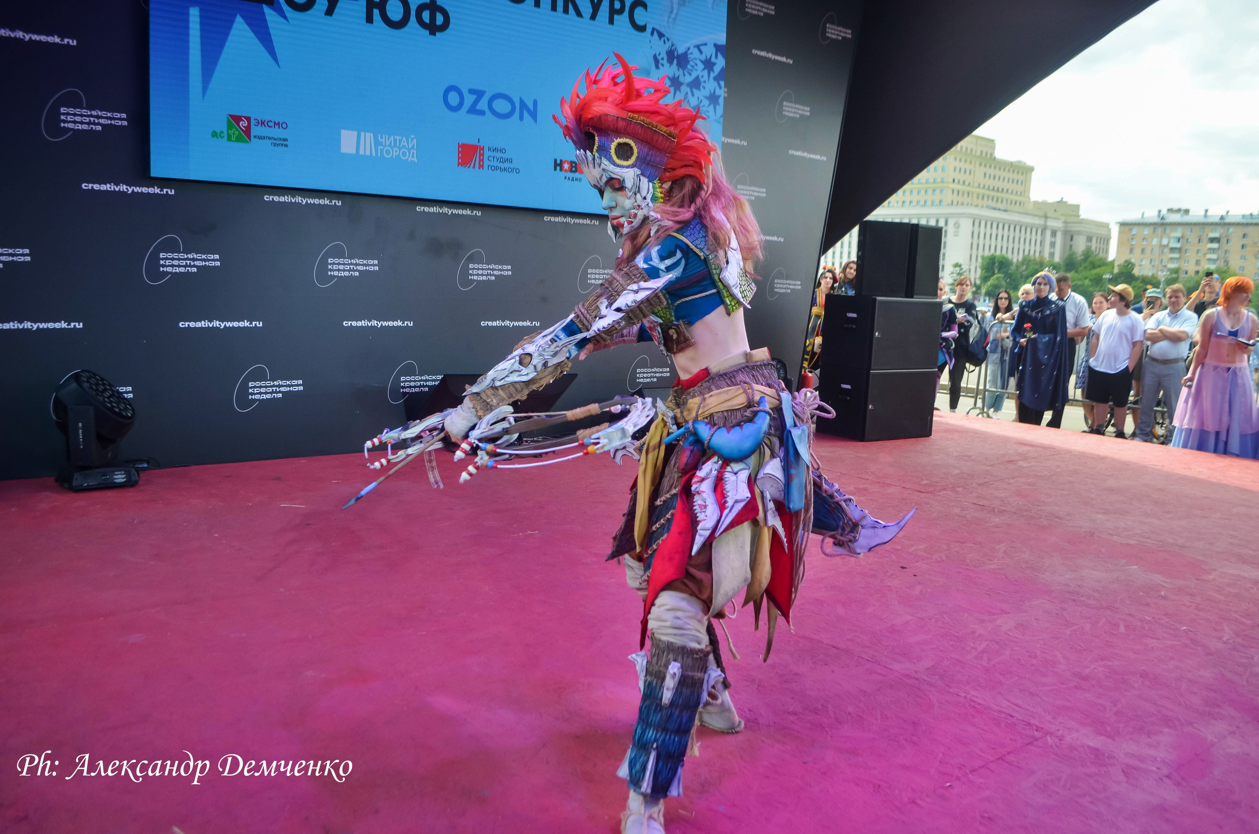 Фотосессия сцены в Москве на разных репортажных мероприятий