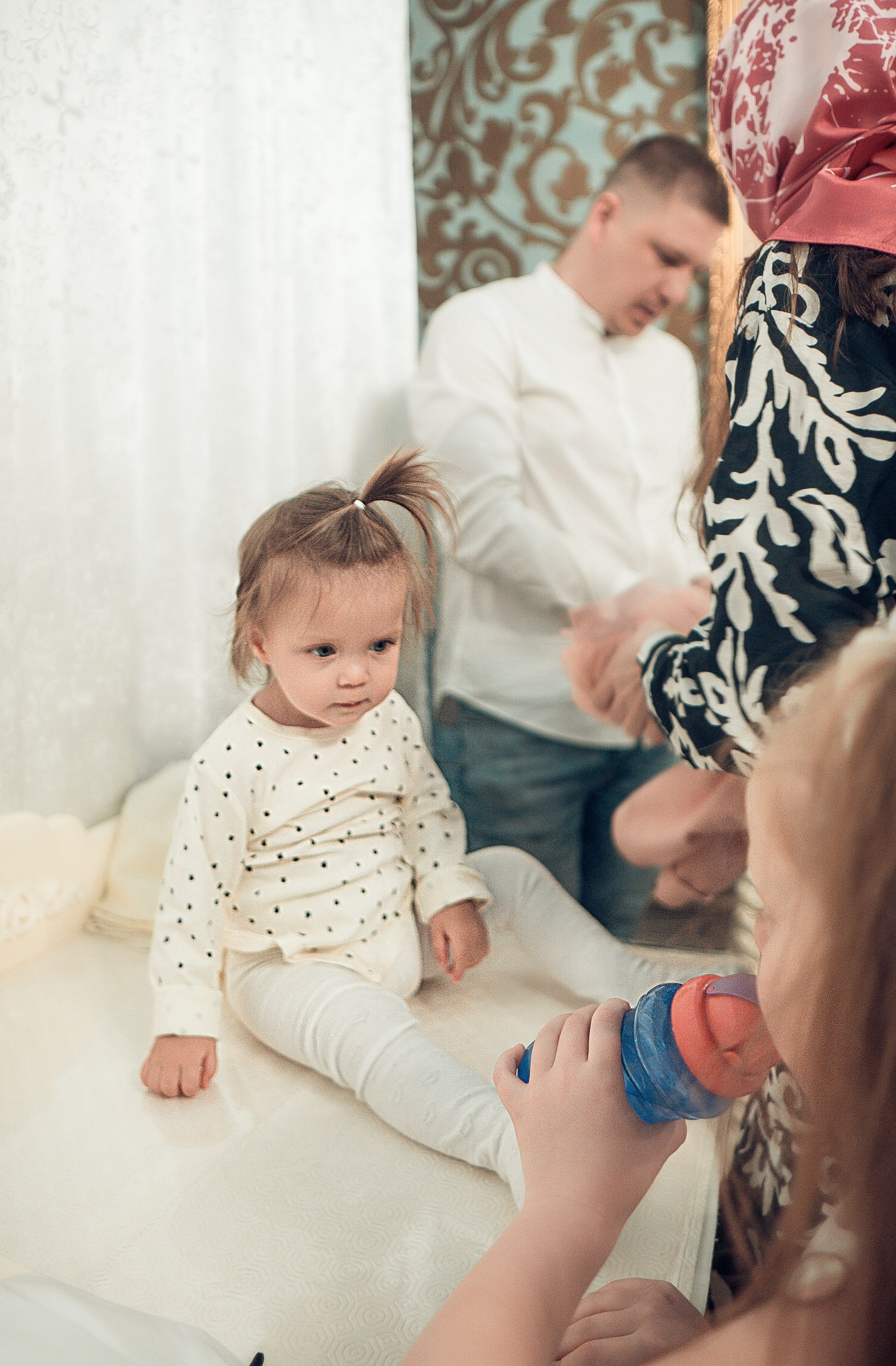 Таинство Крещения Артема, Ангелины и Адрианы