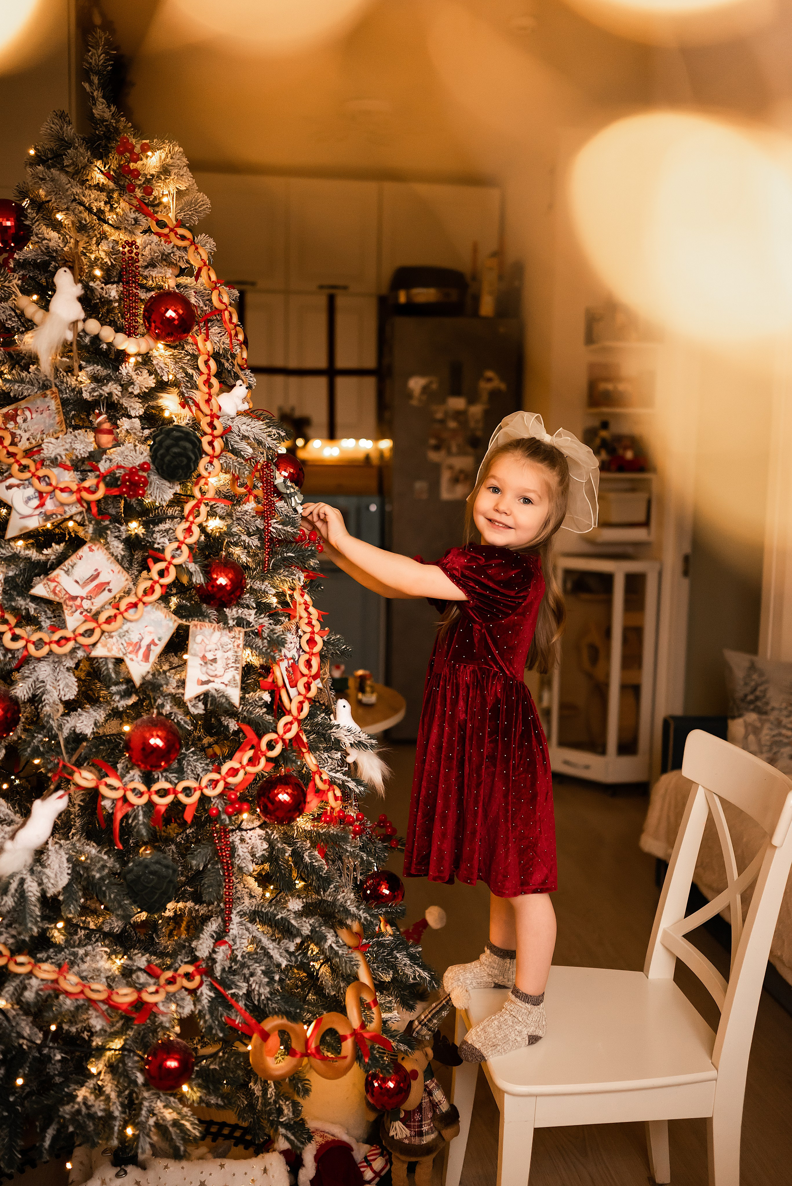 Новогодняя история Варвары. Фотограф Ксения Огородова портфолио
