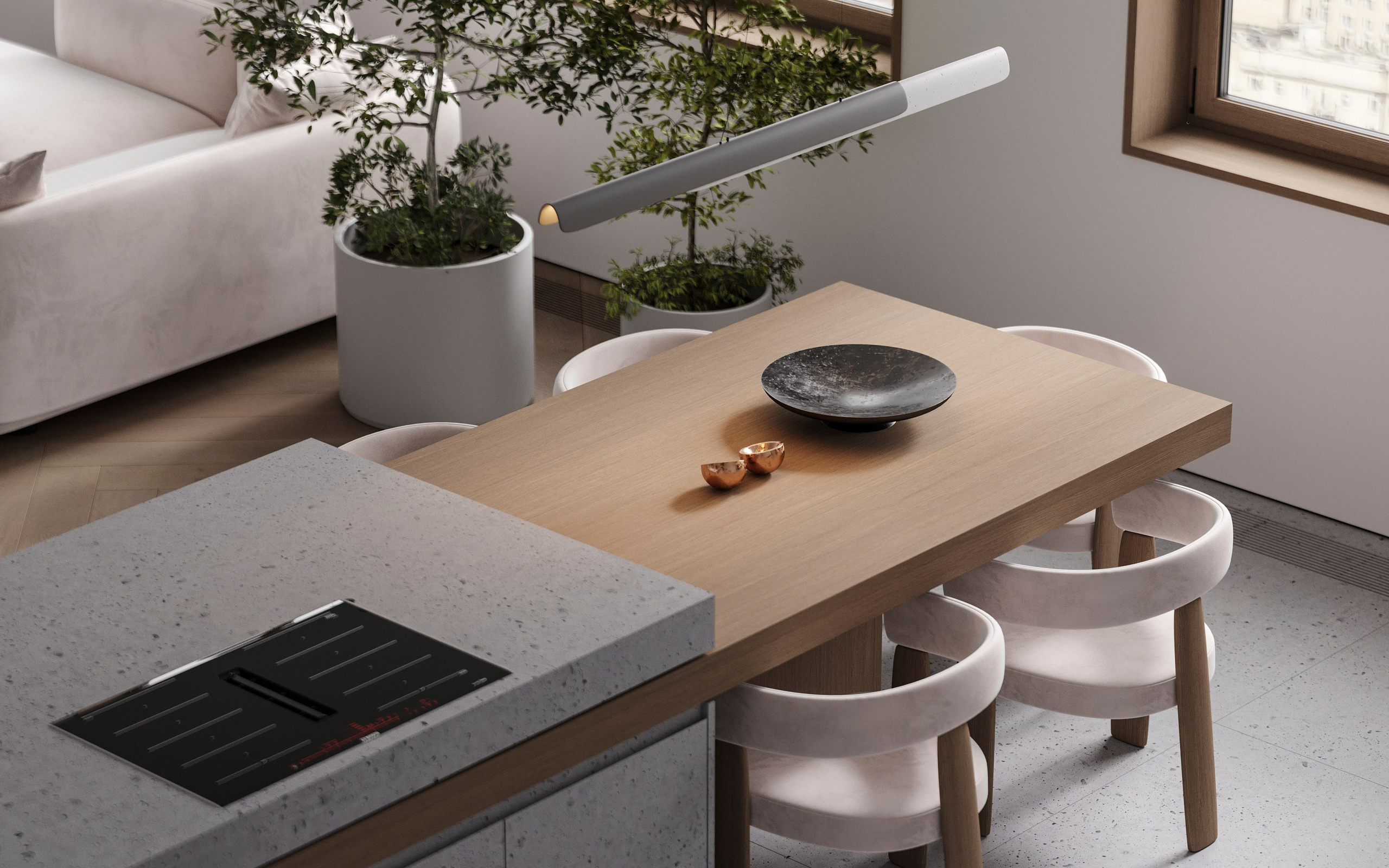 URBAN RETREAT | DESIGNER ANNE KIREEVA. Interior Visualization by Valerie Stetyukevich