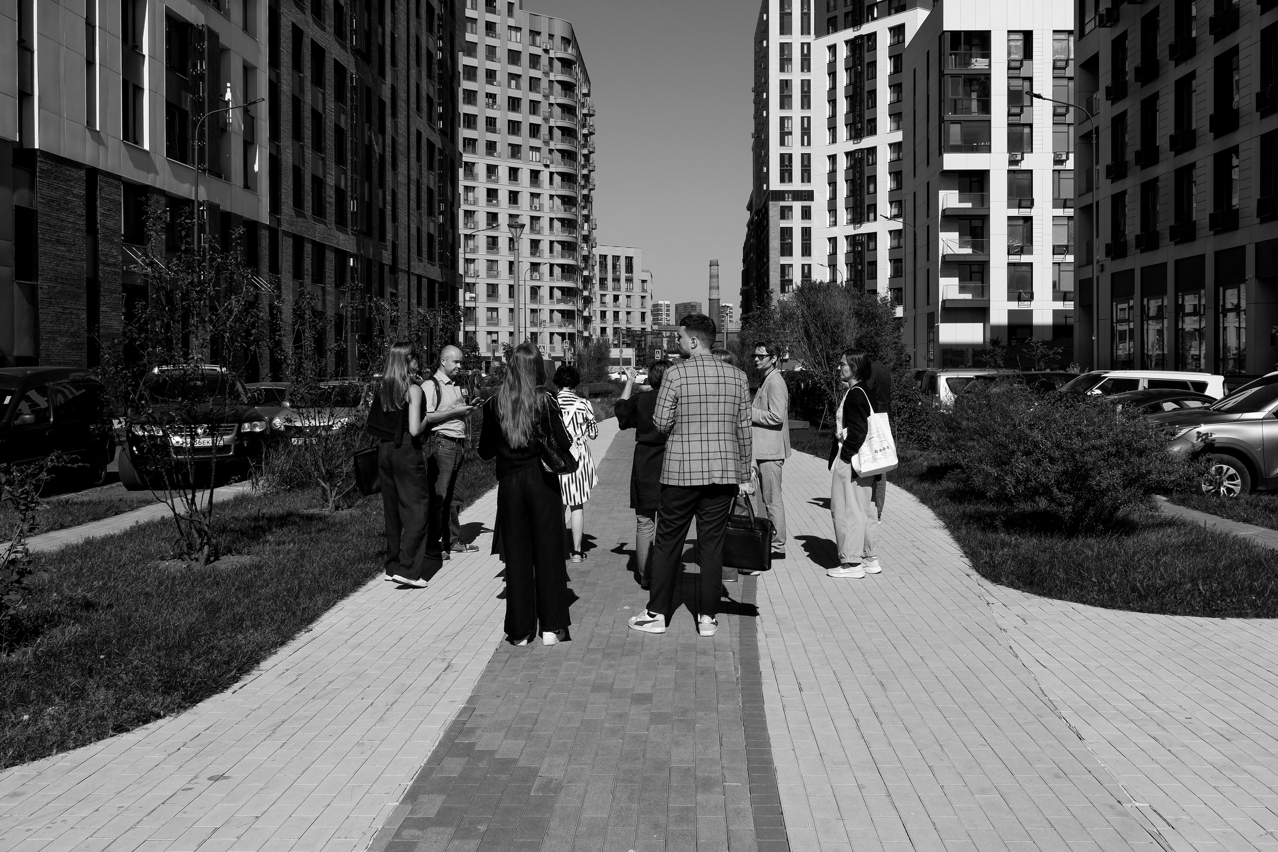 Пресс-тур благоустройства жилого комплекса Nagatino i-Land от Бюро А4. Михаил Мулач | Архитектурный фотограф