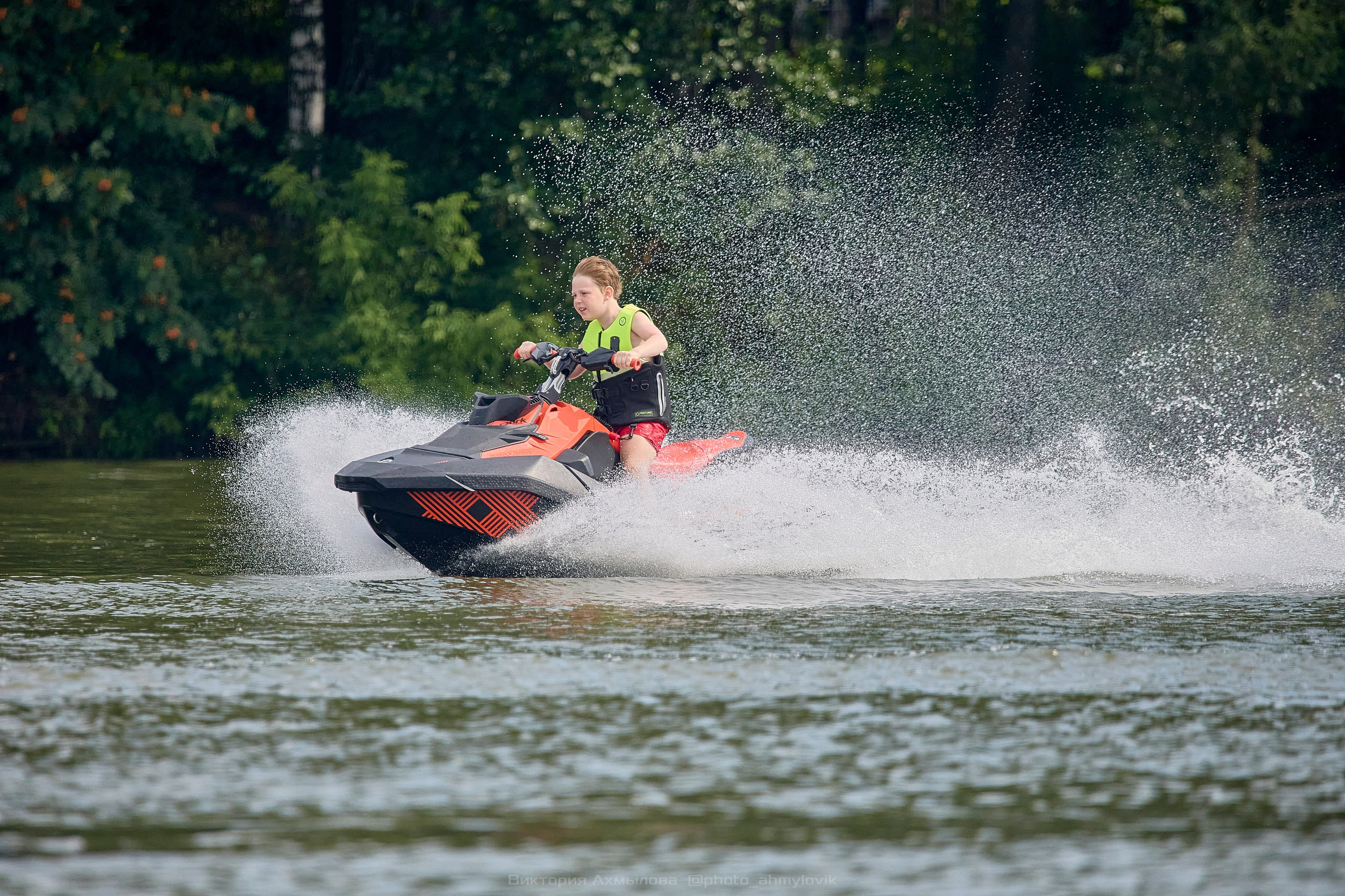 Аквабайки на Северке. Виктория Ахмылова. Фотограф в Москве