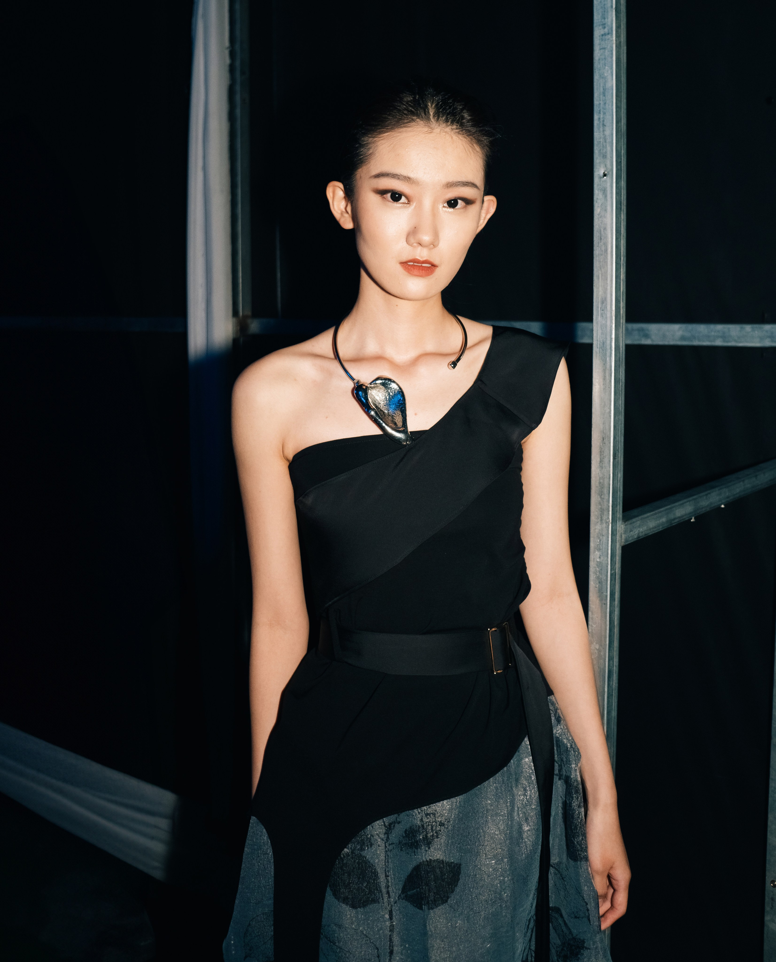 Backstage at Beijing Fashion