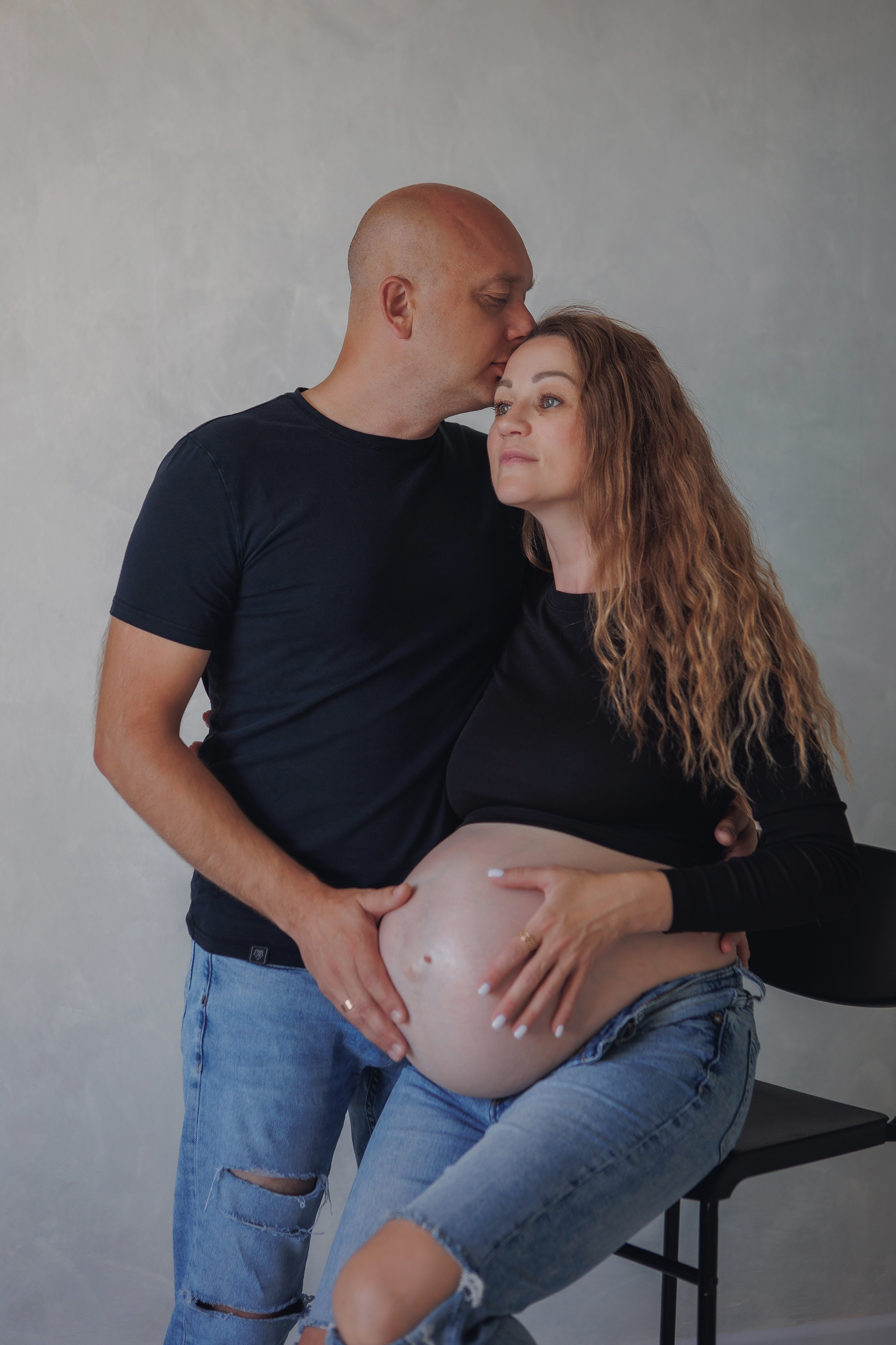 Фотосессия беременности в моей мини студии. Фотостудия СМУЗИ