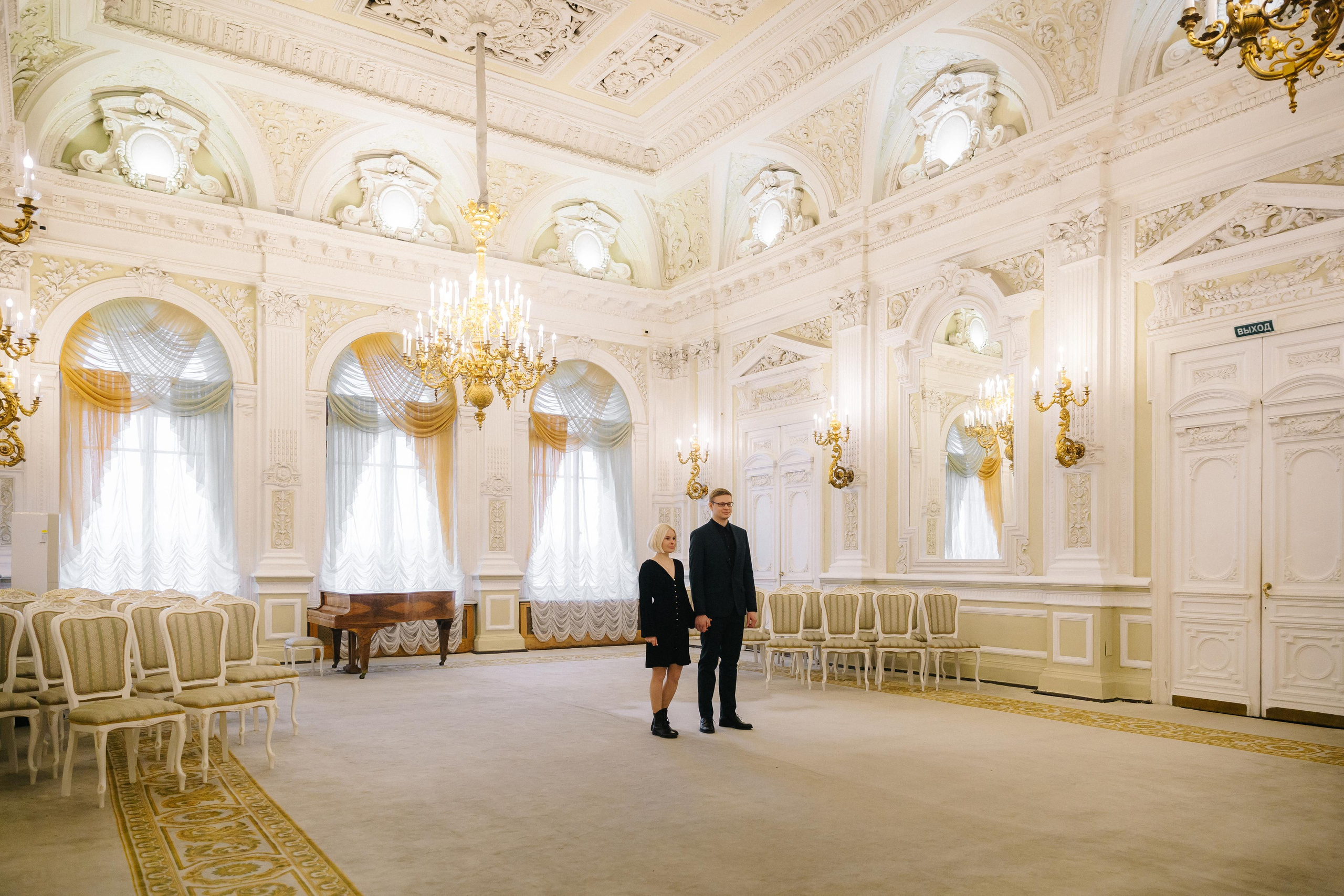 ДЕКАБРЬ | Дворец № 1 регистрация вдвоём. Свадебный фотограф в Санкт-Петербурге Полина Корзухина