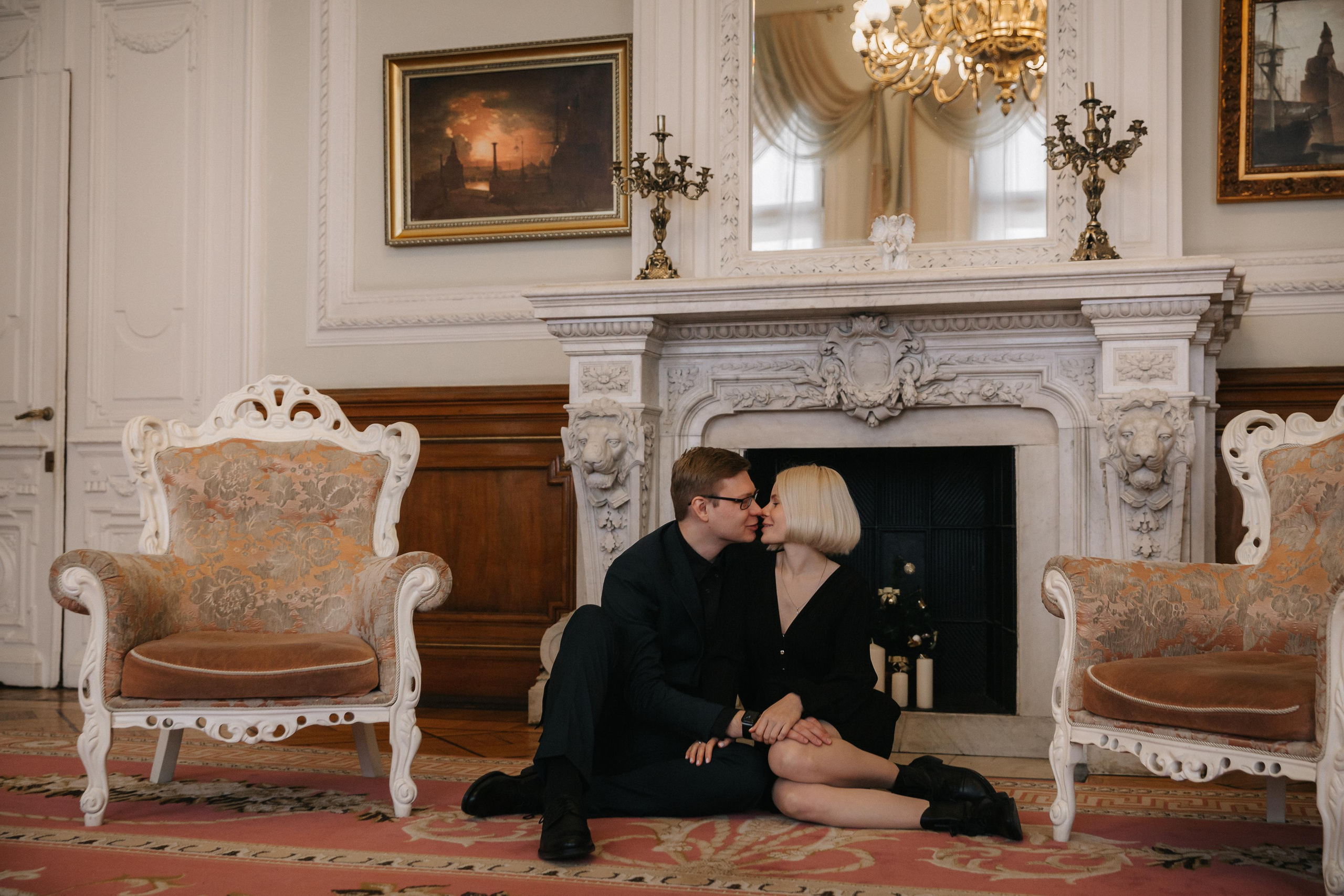 ДЕКАБРЬ | Дворец № 1 регистрация вдвоём. Свадебный фотограф в Санкт-Петербурге Полина Корзухина