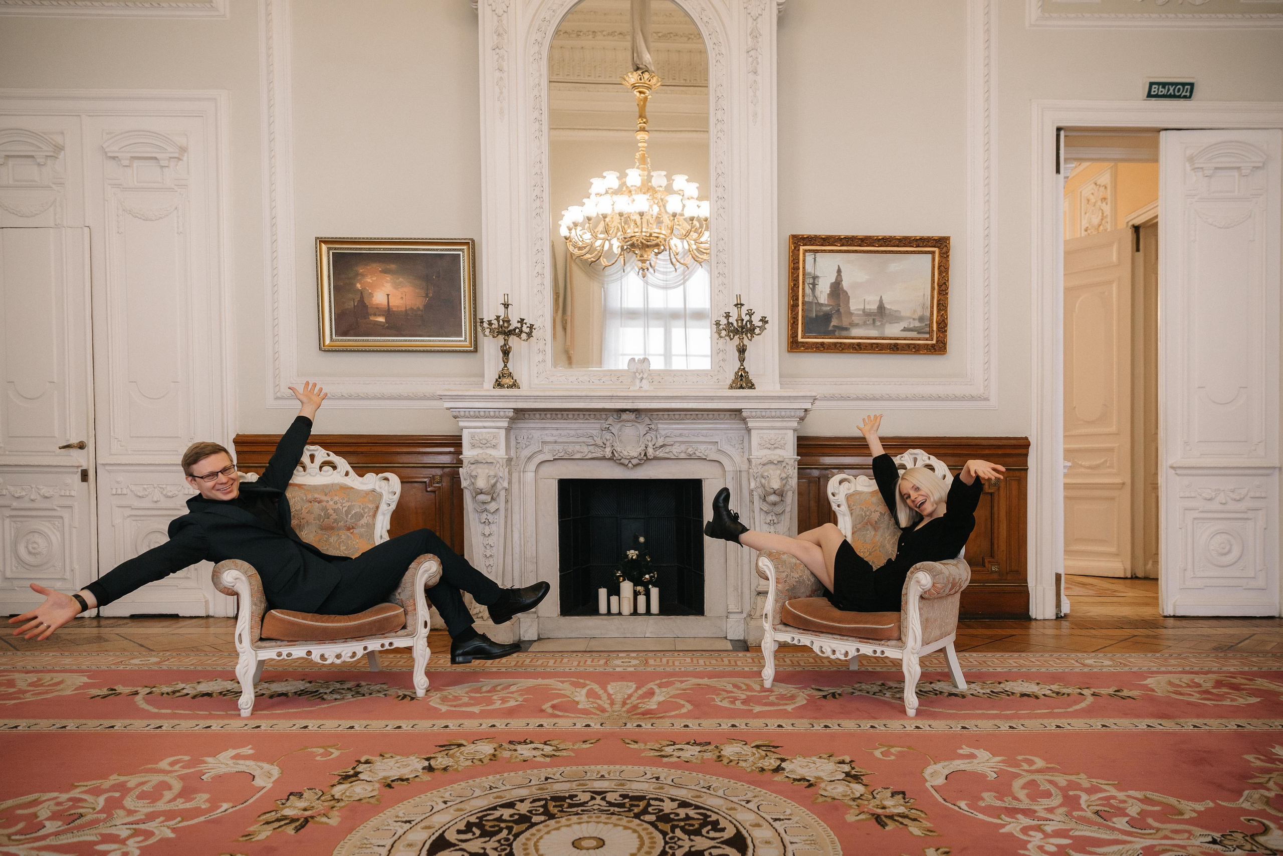 ДЕКАБРЬ | Дворец № 1 регистрация вдвоём. Свадебный фотограф в Санкт-Петербурге Полина Корзухина