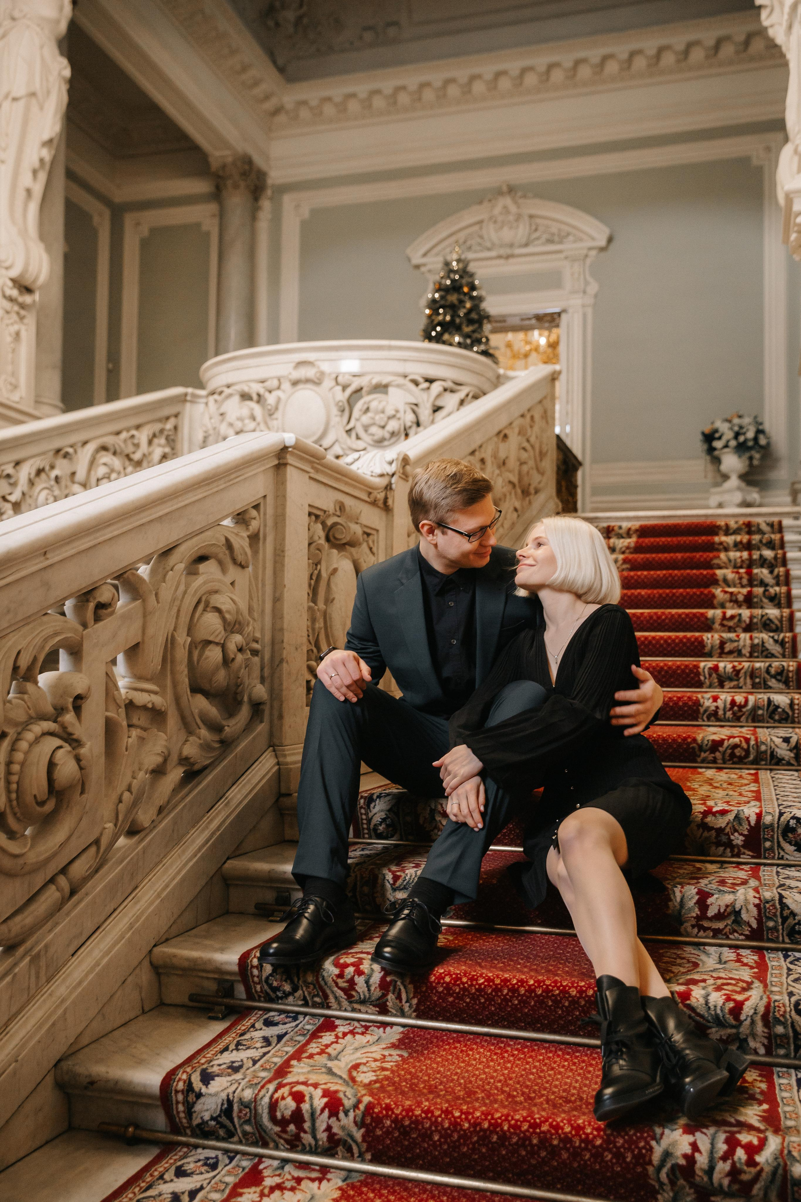 ДЕКАБРЬ | Дворец № 1 регистрация вдвоём. Свадебный фотограф в Санкт-Петербурге Полина Корзухина