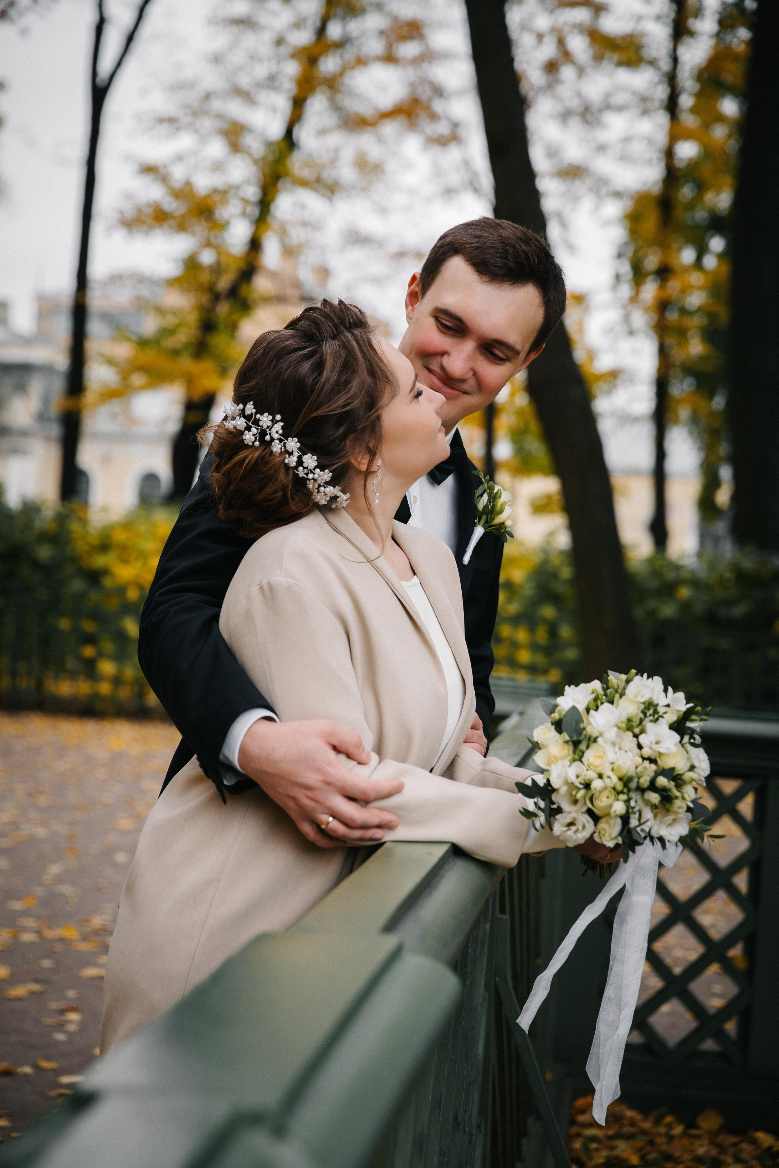 СЕНТЯБРЬ | Дворец № 2, Летний сад, Михайловский сад,. Свадебный фотограф в Санкт-Петербурге Полина Корзухина