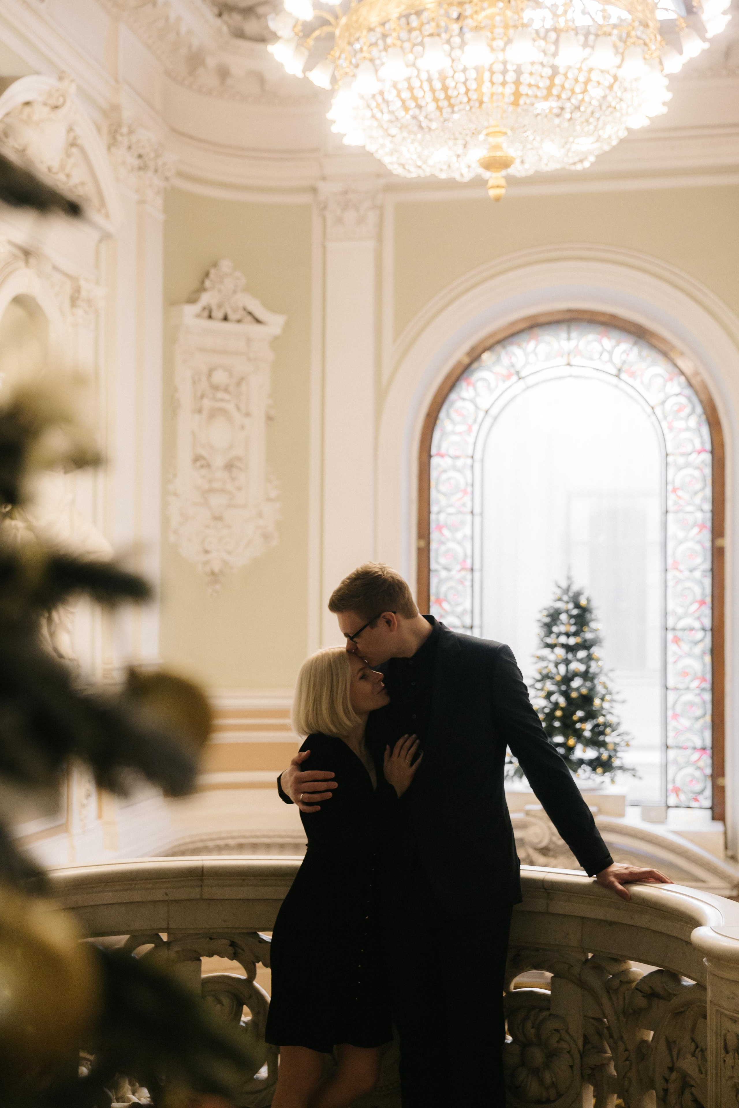 ДЕКАБРЬ | Дворец № 1 регистрация вдвоём. Свадебный фотограф в Санкт-Петербурге Полина Корзухина