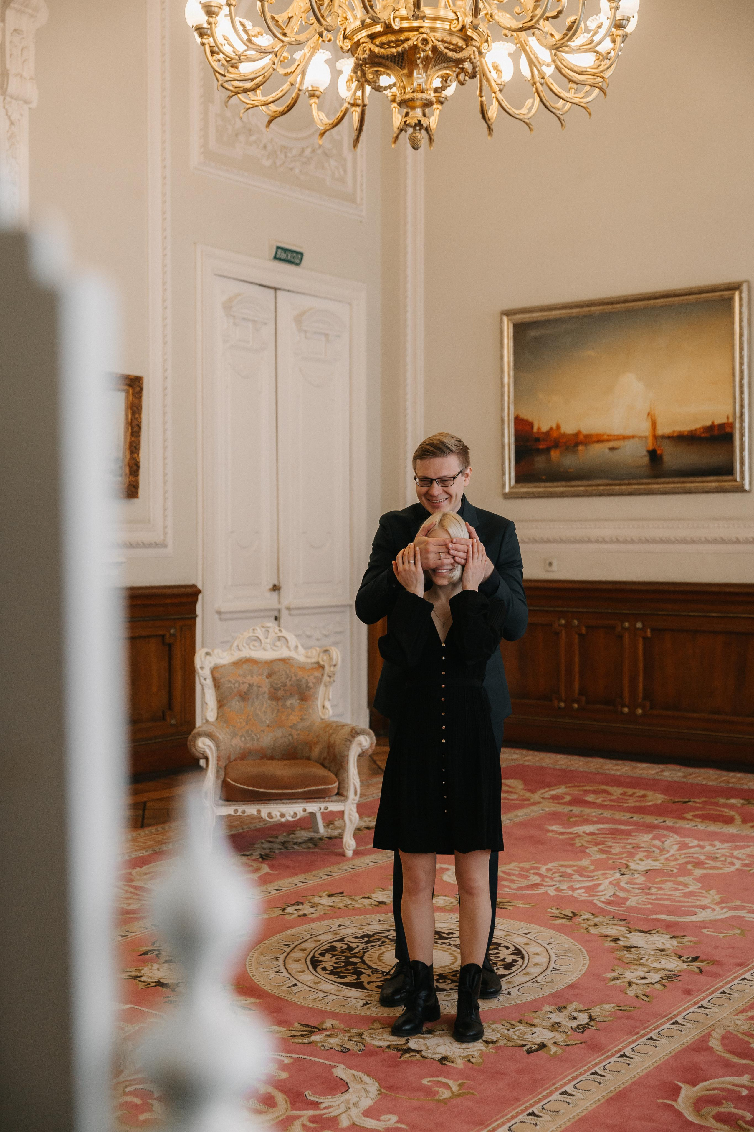 ДЕКАБРЬ | Дворец № 1 регистрация вдвоём. Свадебный фотограф в Санкт-Петербурге Полина Корзухина