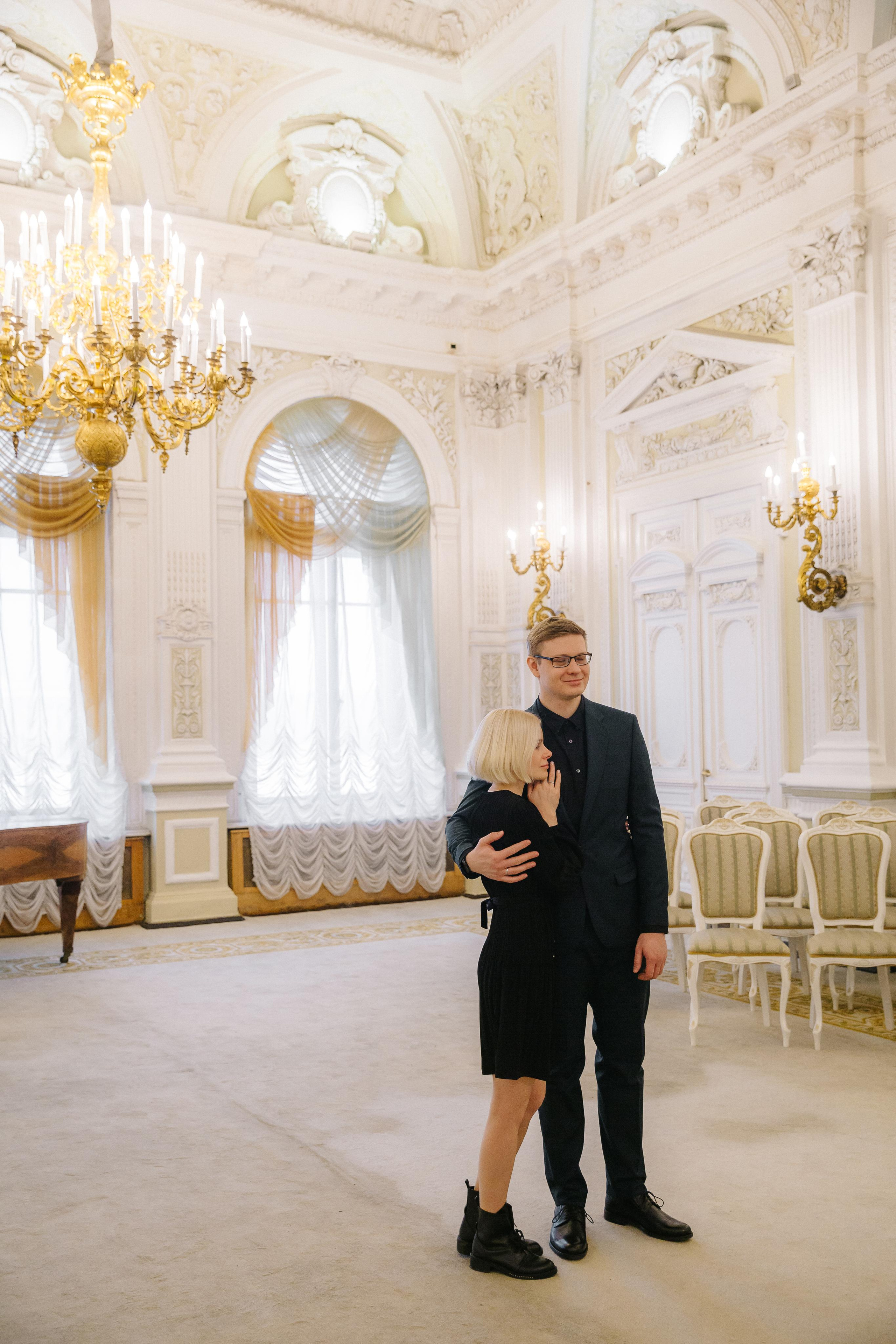 ДЕКАБРЬ | Дворец № 1 регистрация вдвоём. Свадебный фотограф в Санкт-Петербурге Полина Корзухина