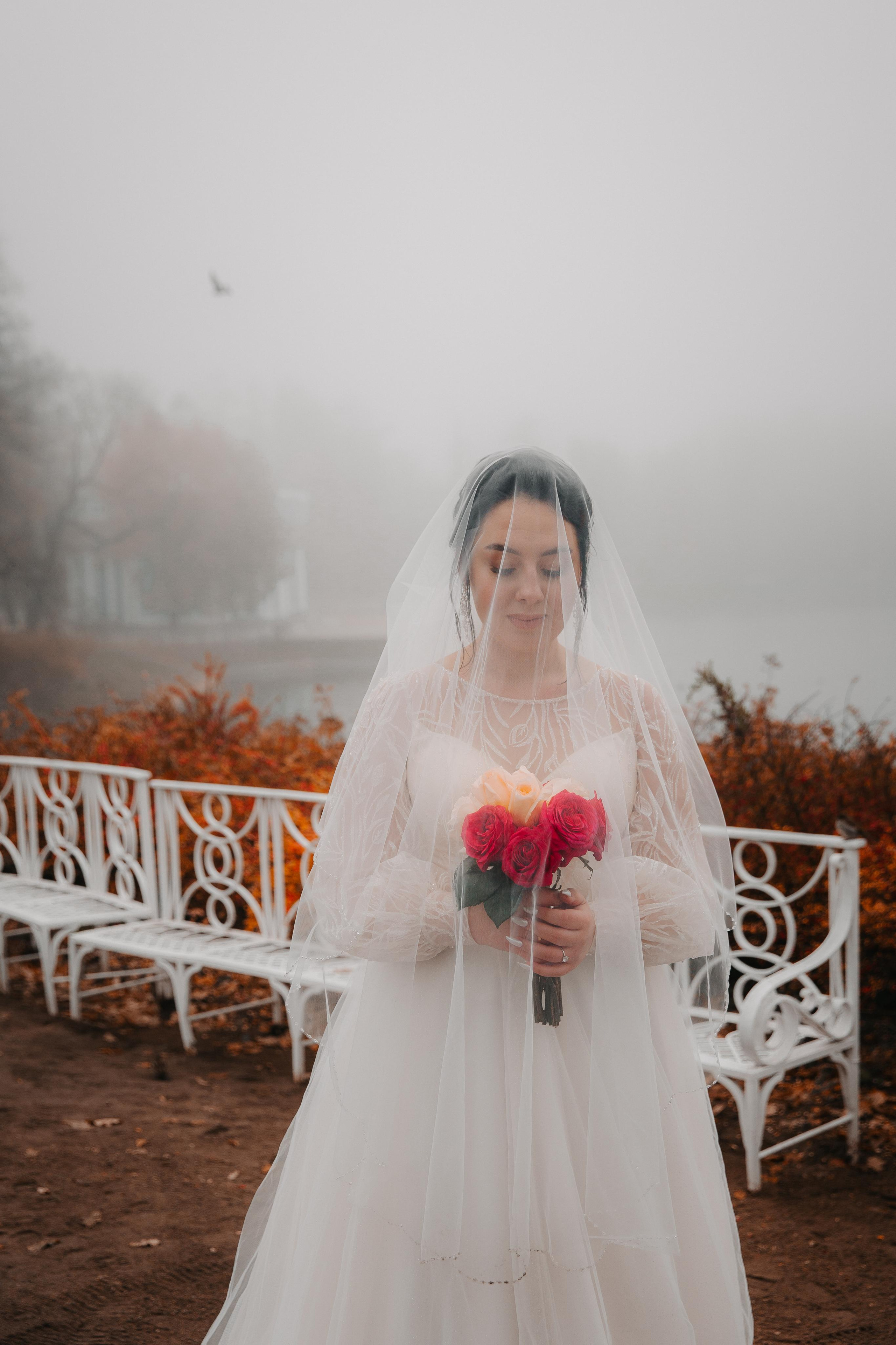 ДВОРЕЦ № 3 Пушкин| Октябрь, Екатерининский парк. Свадебный фотограф в Санкт-Петербурге Полина Корзухина