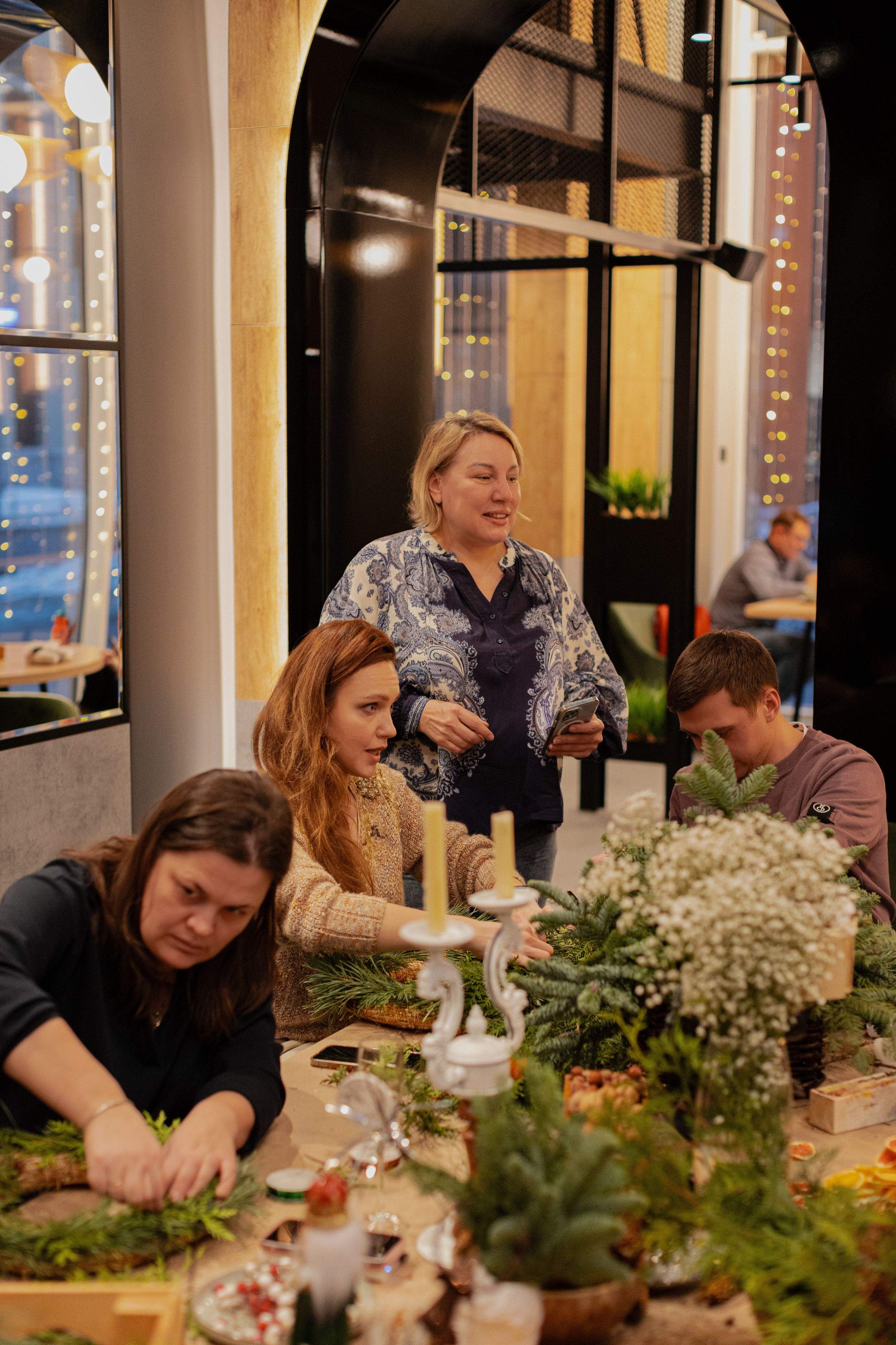 Мк Новогодний Венок. Анастасия Ракчеева Художник