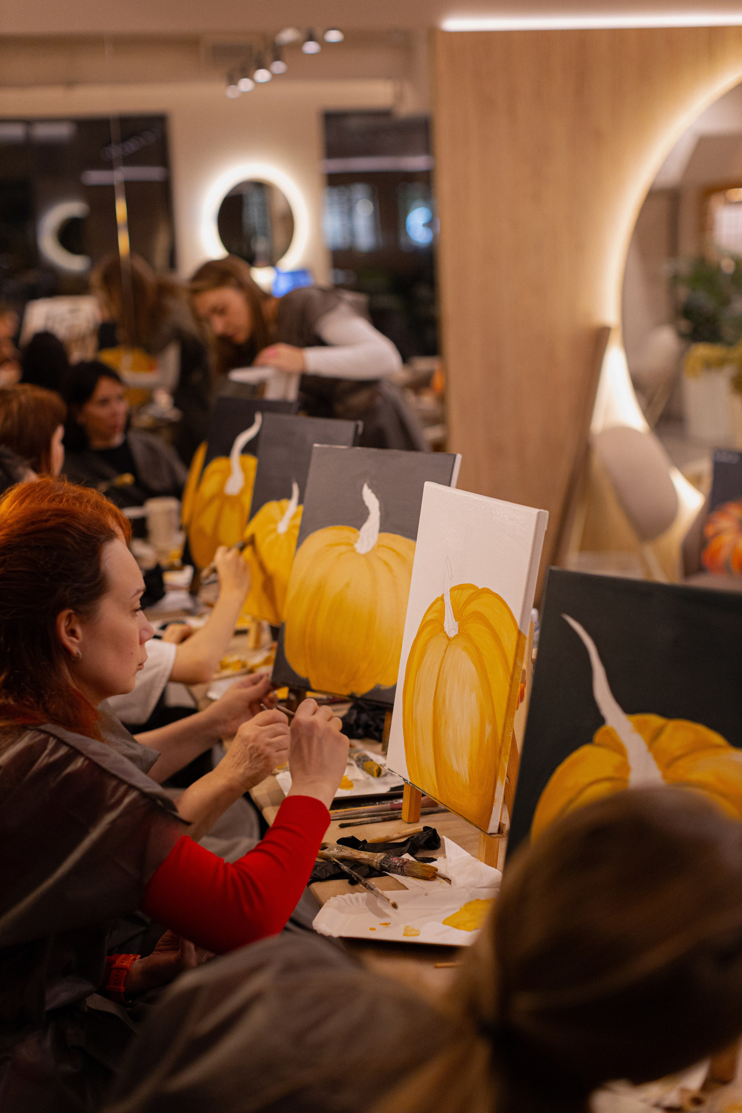 МК Тыква в кафе Здрасте. Анастасия Ракчеева Художник