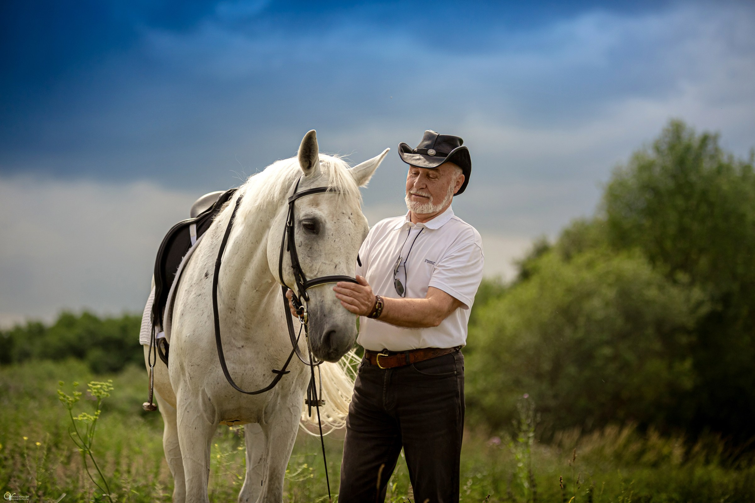 Фотосессии с лошадьми летом. Фотограф женский и мужской портрет Санкт-Петербург
