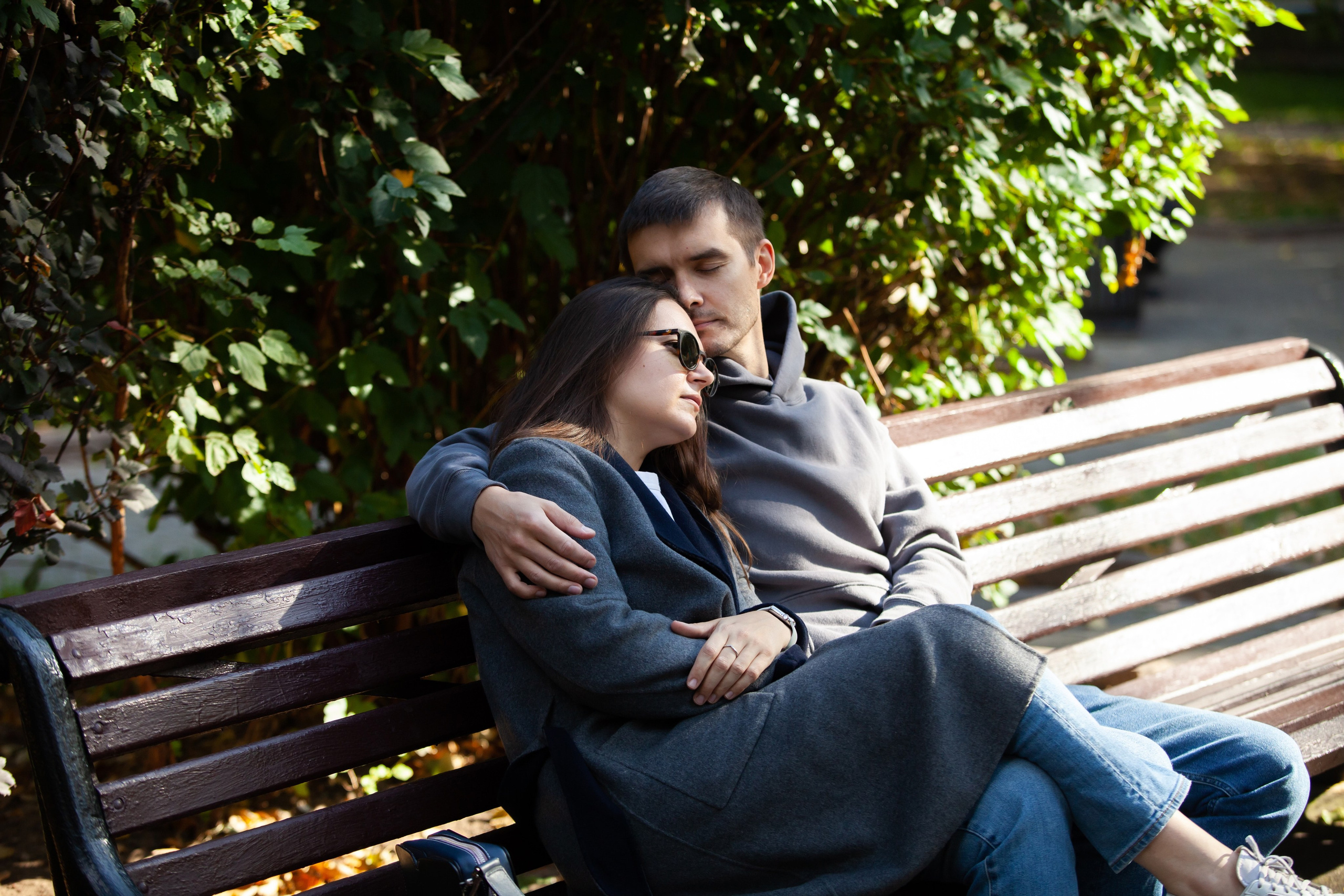 Семейная фотосъемка в саду Баумана. Фотографы в Москве Светлана Устинова и Сергей Грачев