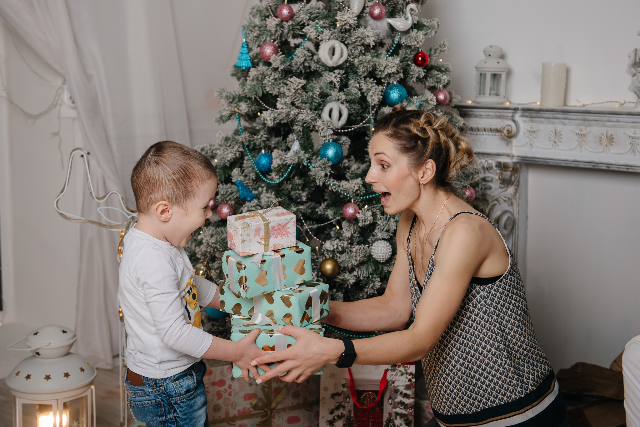 Новогодняя семейная фотосессия. Фотограф Валерия Голубева (Миронова)