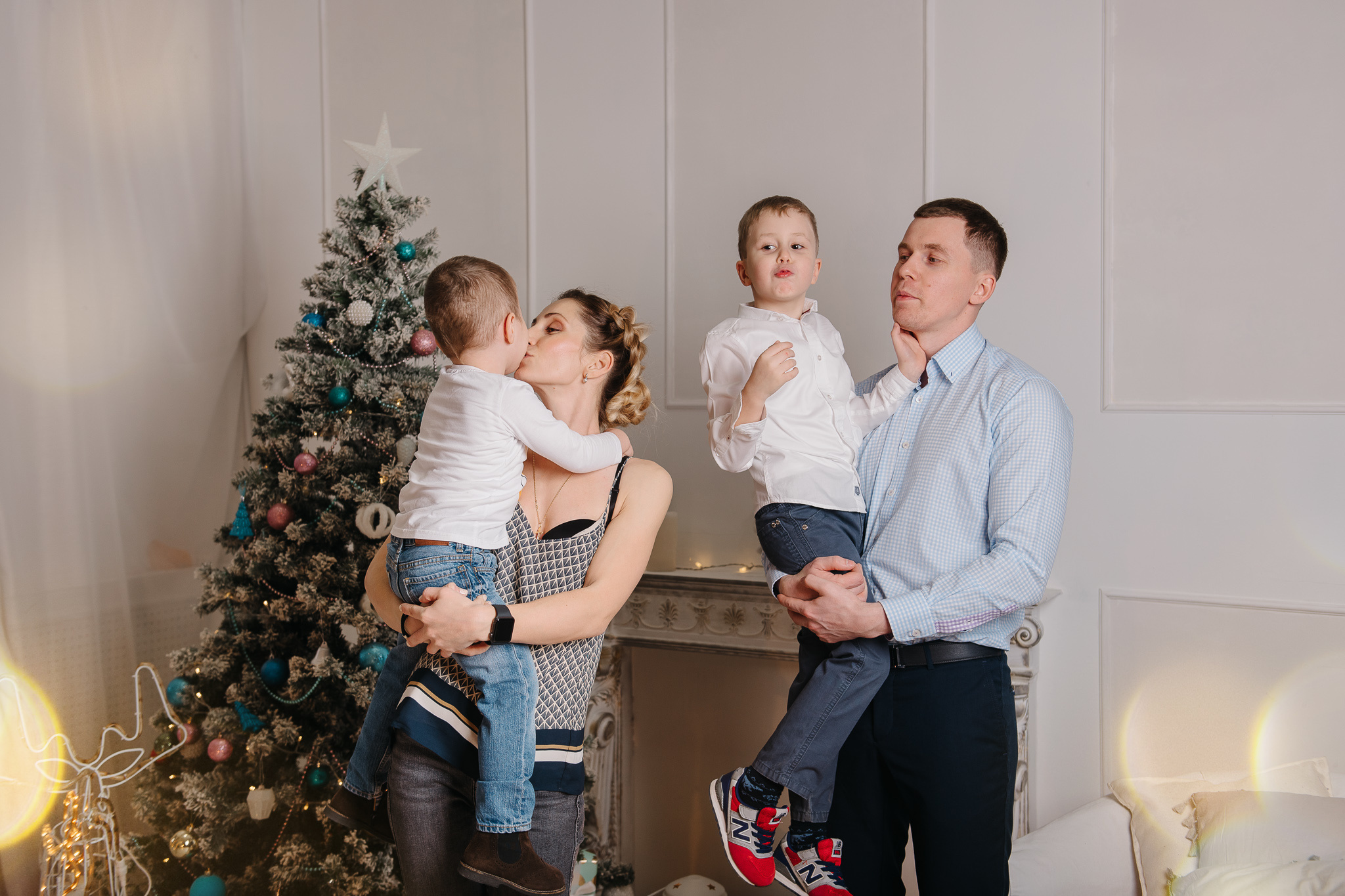 Новогодняя семейная фотосессия. Фотограф Валерия Голубева (Миронова)