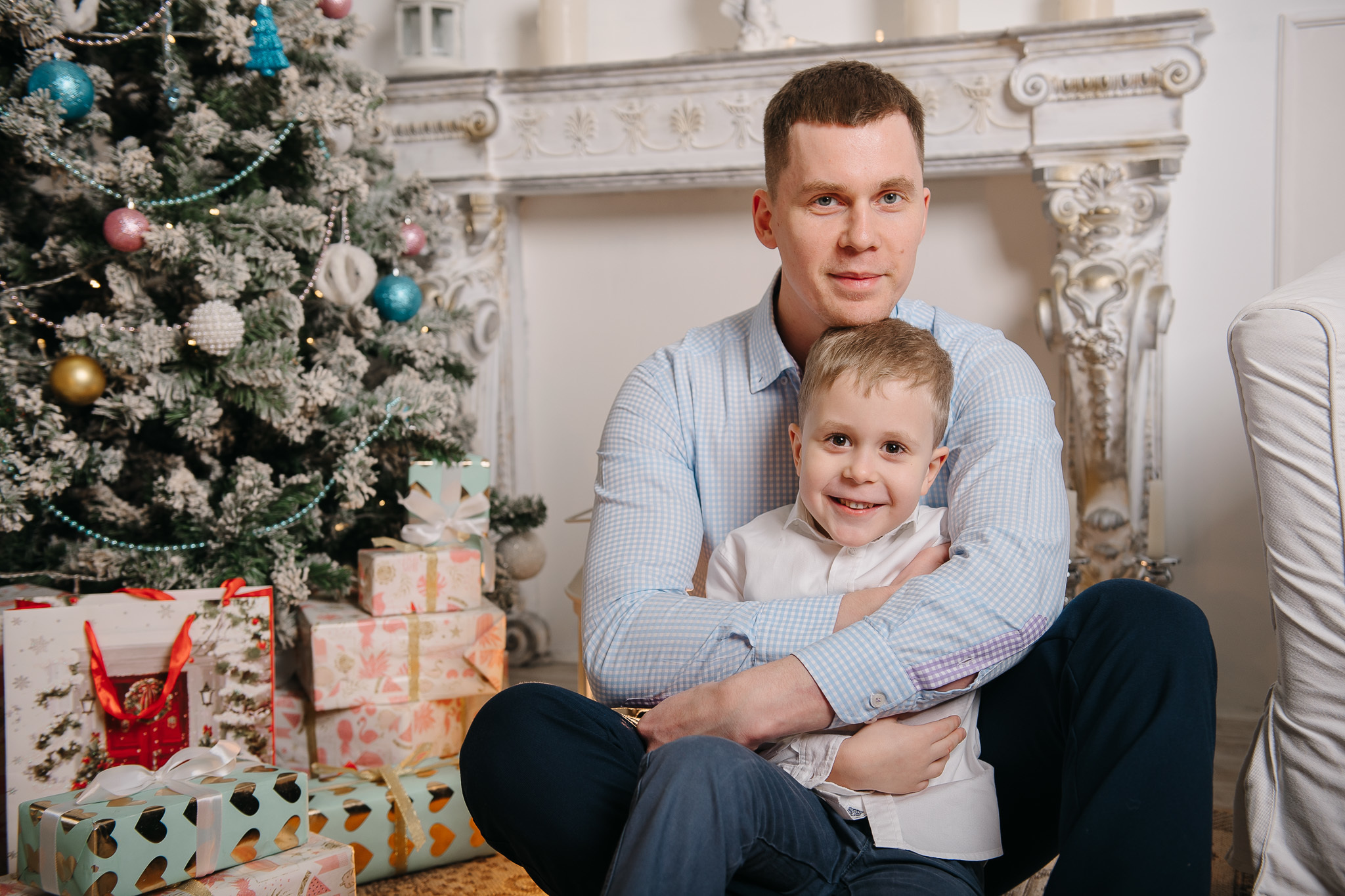 Новогодняя семейная фотосессия. Фотограф Валерия Голубева (Миронова)