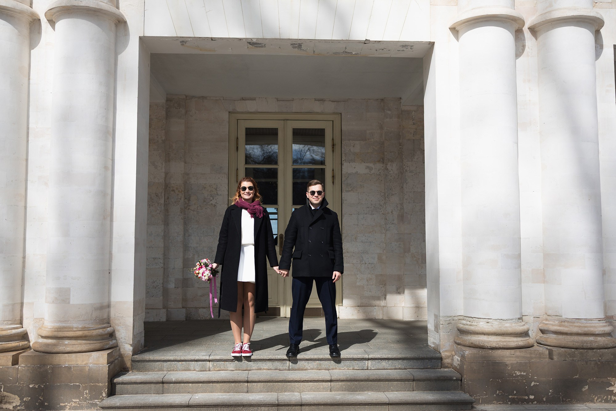 Свадебная прогулка в Царицыно. Свадебный фотограф в Москве Аля Загирова