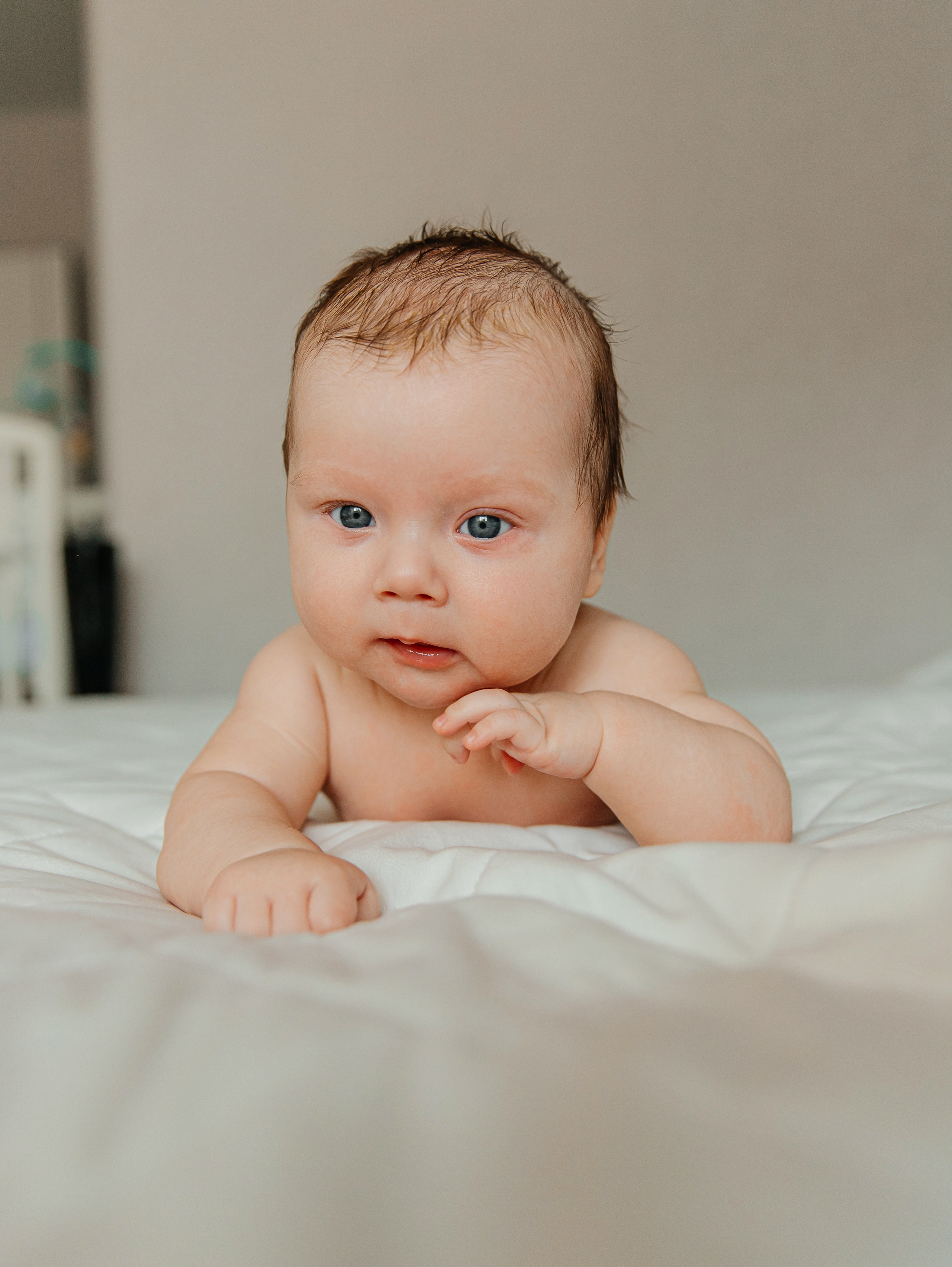 Домашняя съемка, малыш 3 месяца. Фотограф текстиля в Москве Ольга Иванова