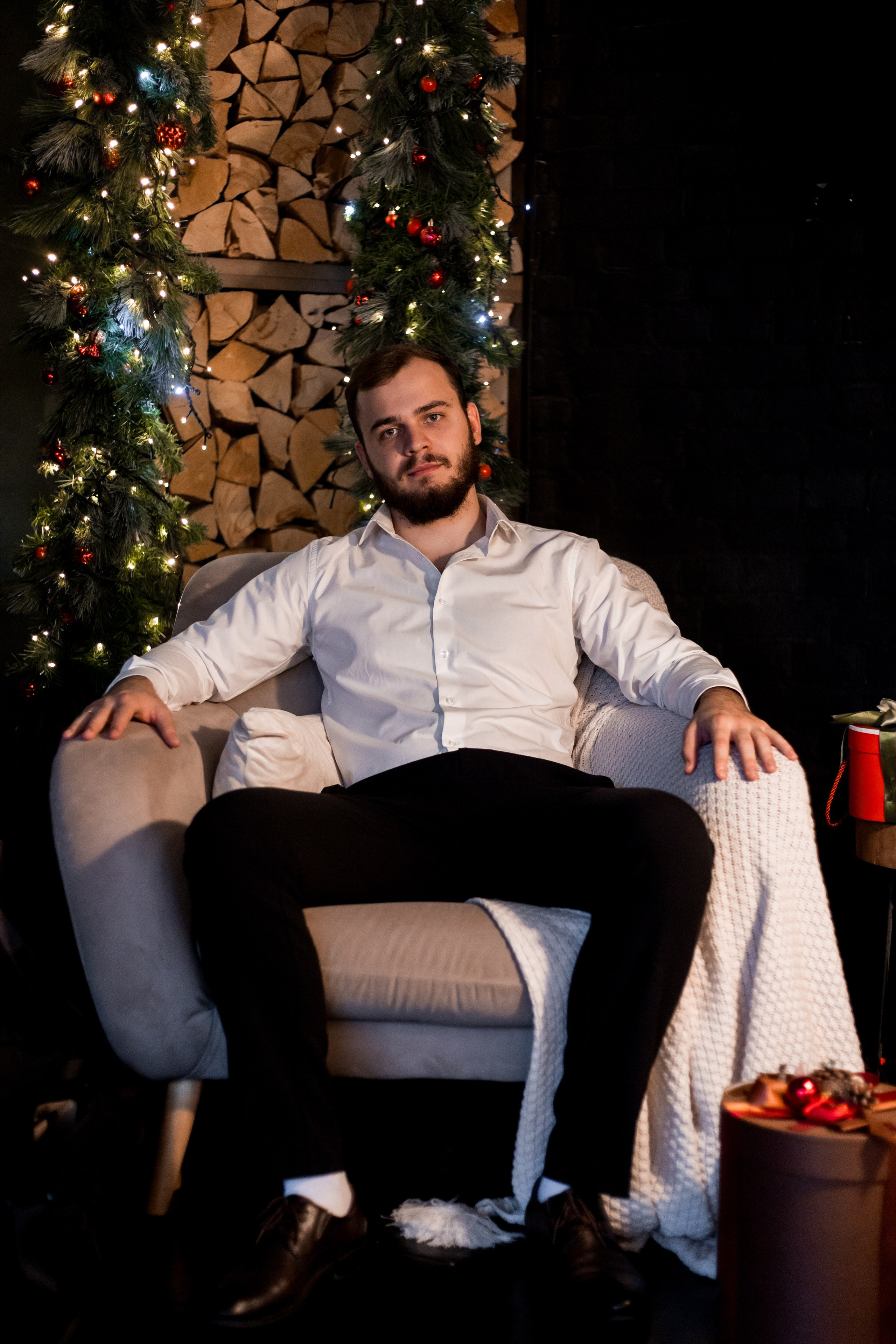 Новогодние Мира и Дима. Фотограф в Петербурге