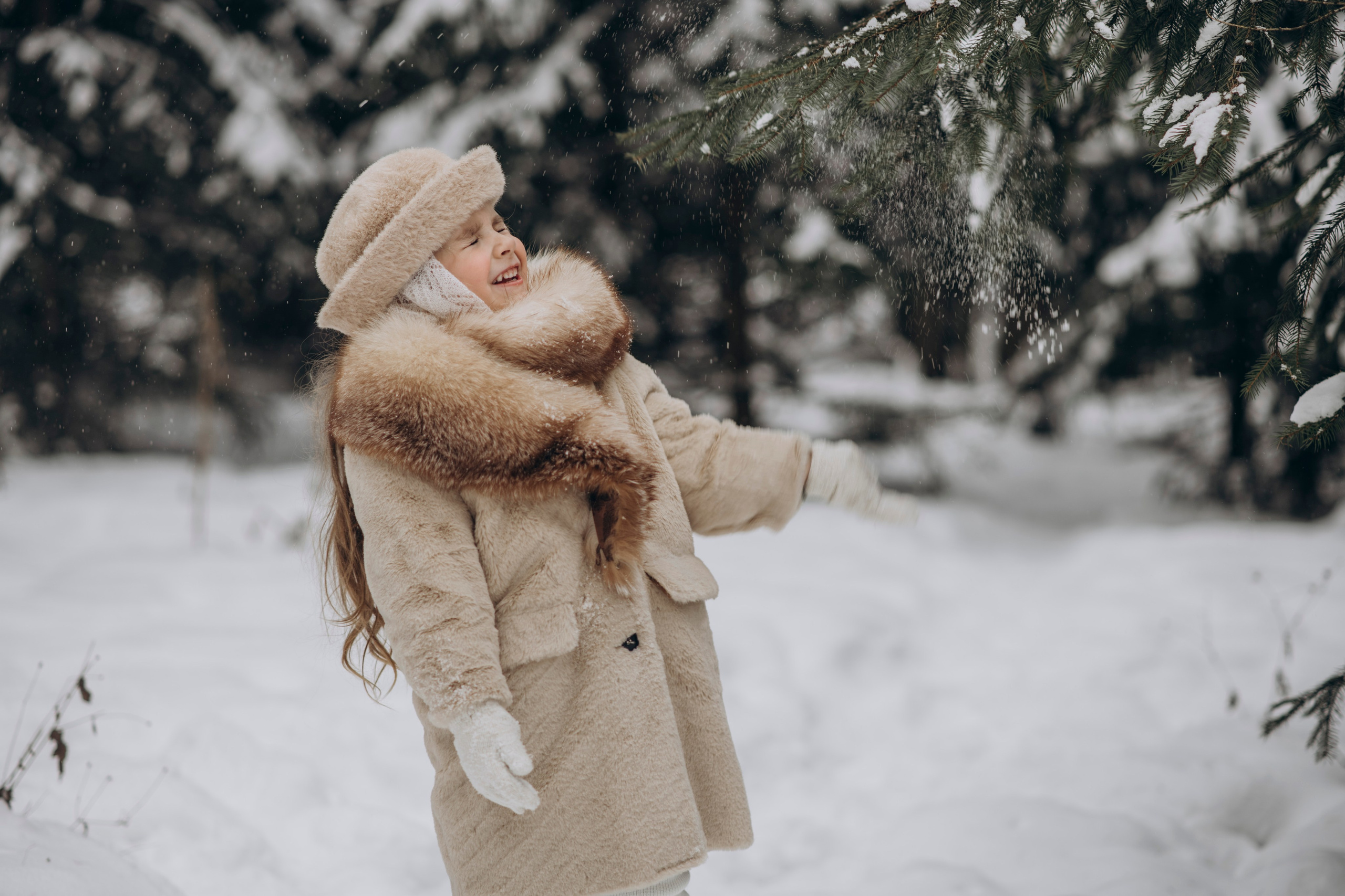 Зимняя фотосессия с Альпаками. Свадебный фотограф в Дмитрове