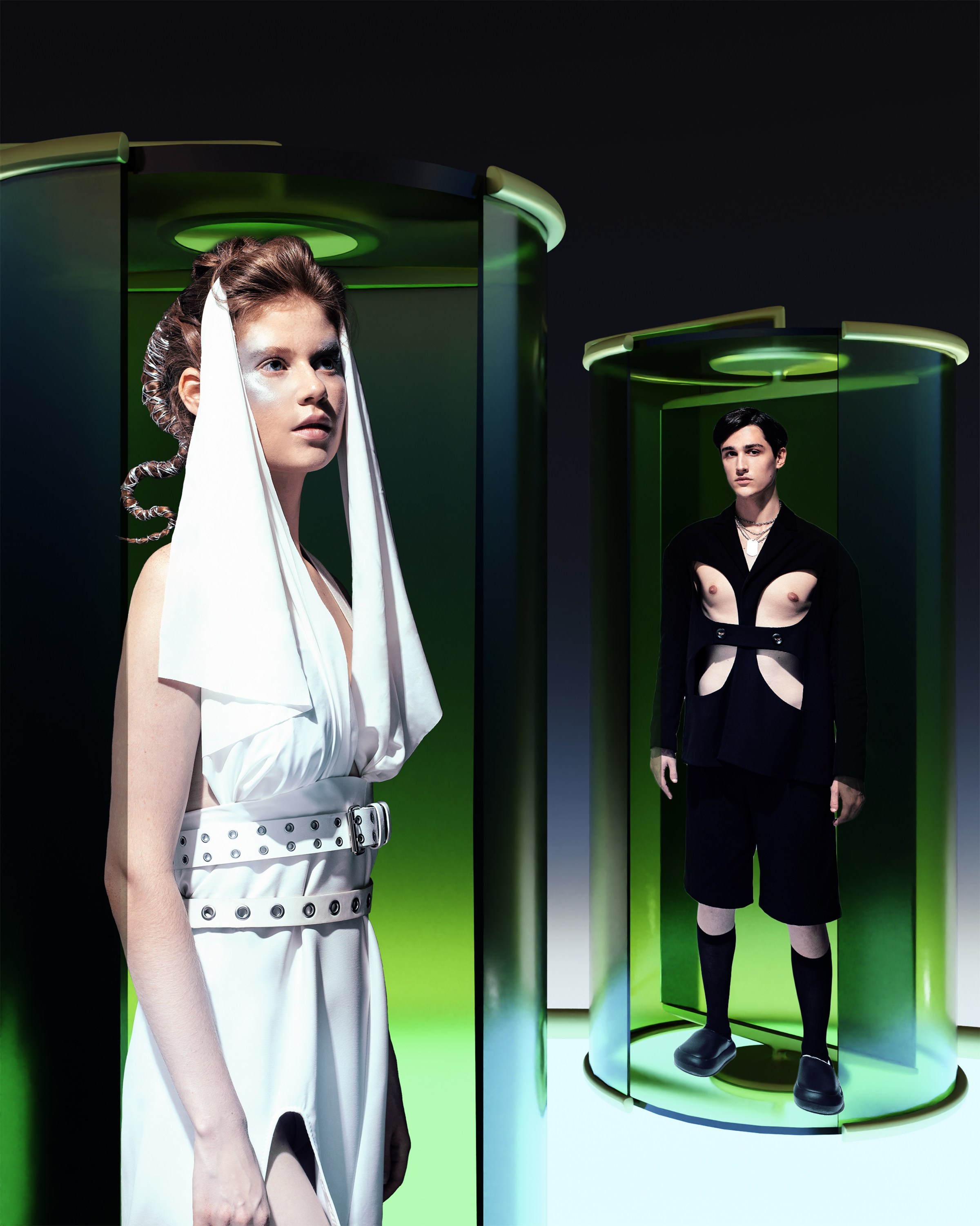 Cosmic tourists. Alyona Pukhanova — photographer, stylist, 3d designer, artist — Tbilisi, Georgia