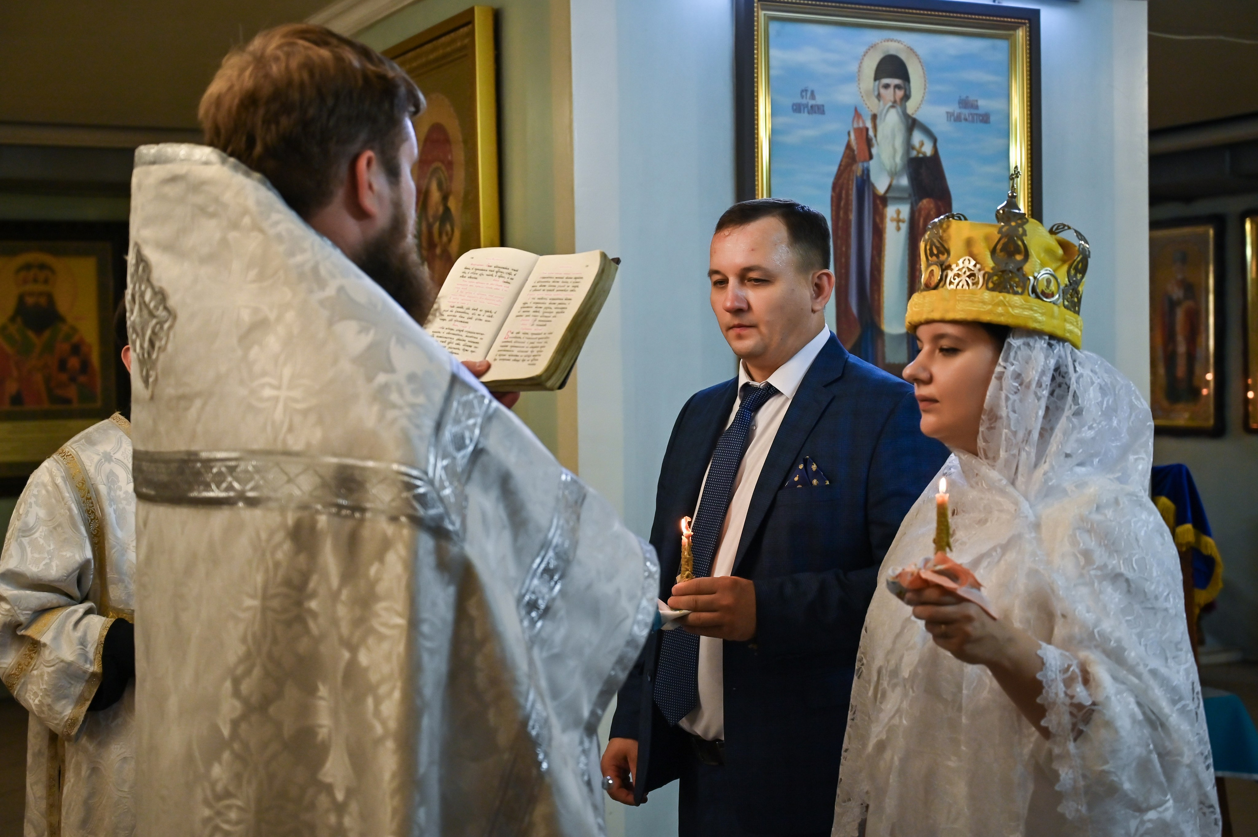 Венчание Андрей и Елена. Репортажный и свадебный фотограф в Липецке Иван Первойкин