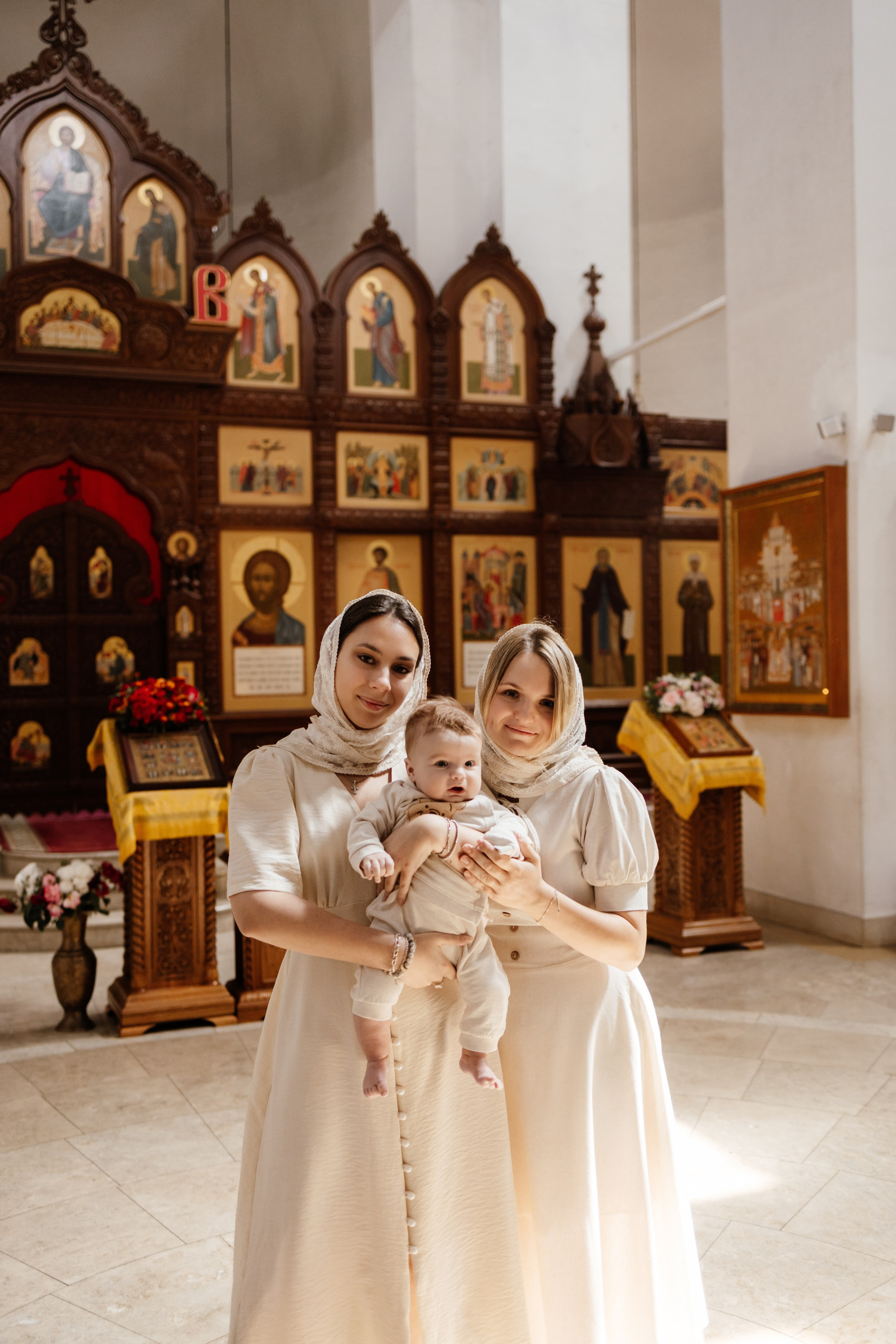 Таинство Крещения Саши. Фотограф новорождённых Newborn Москва