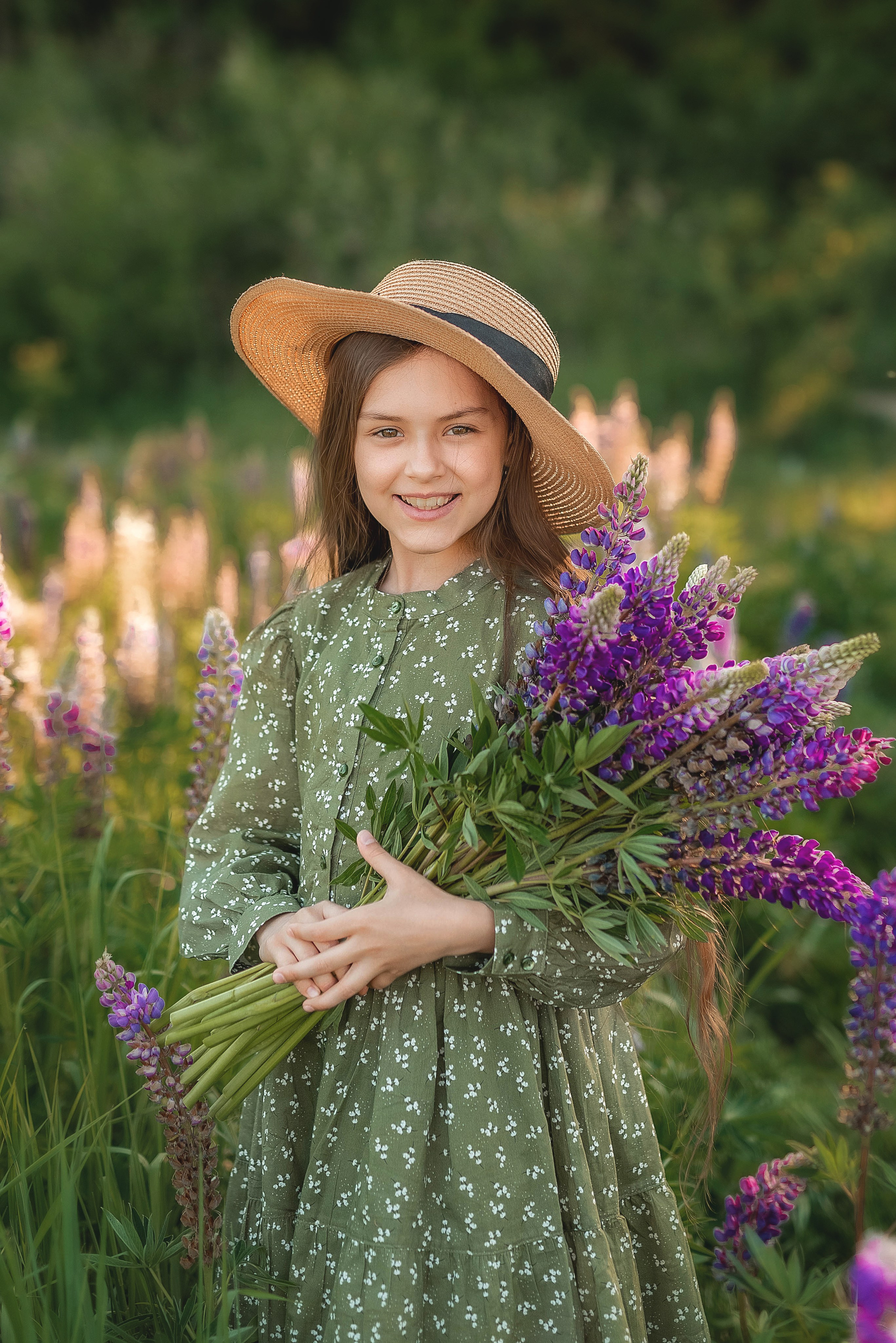 Фотосессия в люпинах. Семейный, детский фотограф в Воронеже Анна Никитина