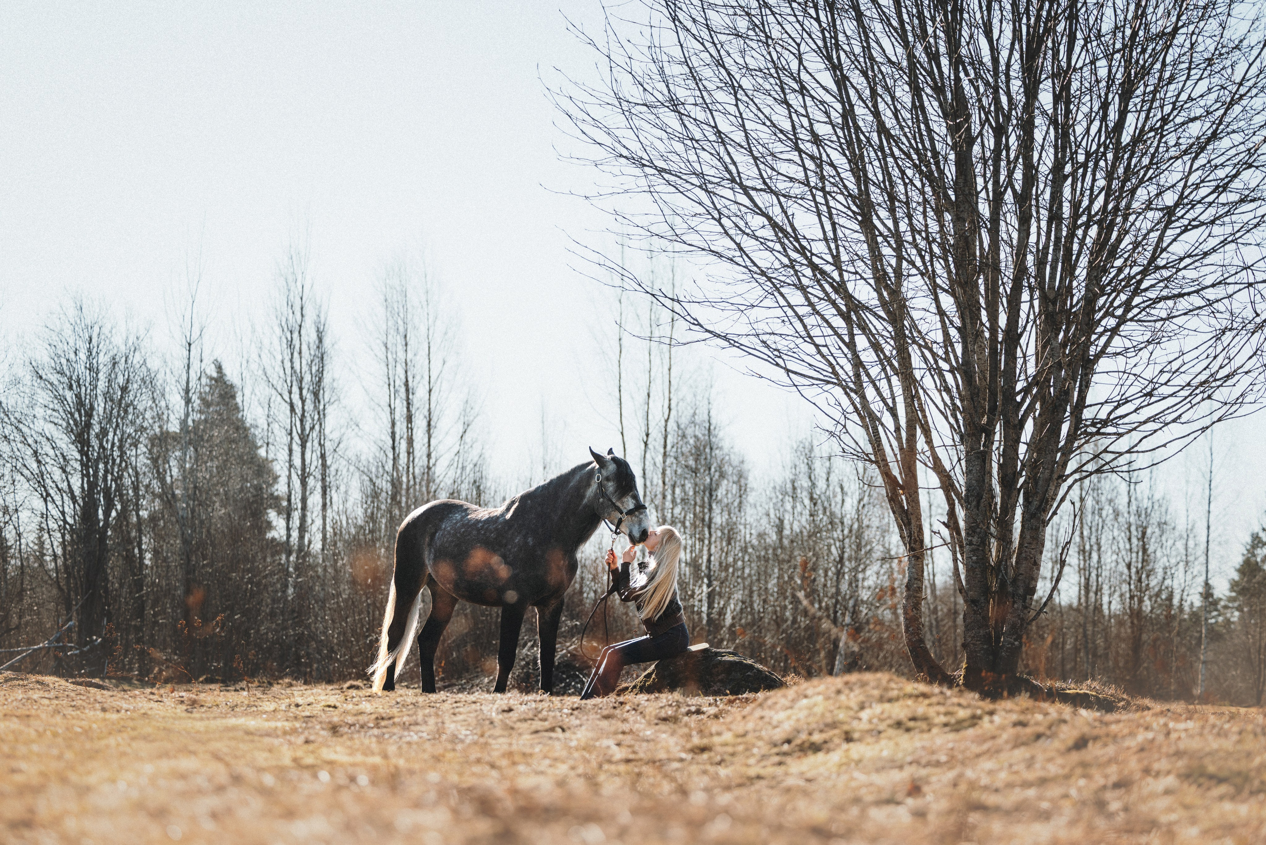Ирина и Командор. Фотограф анималист Осипчикова Мария