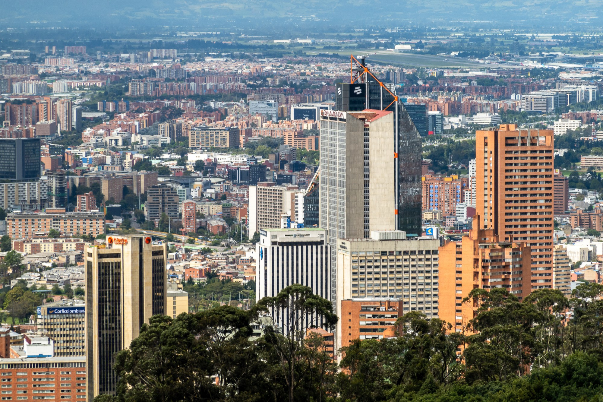 Богота, столица Колумбии. Bogotá, the capital of Colombia. Фотограф Алексей Скоробогатько