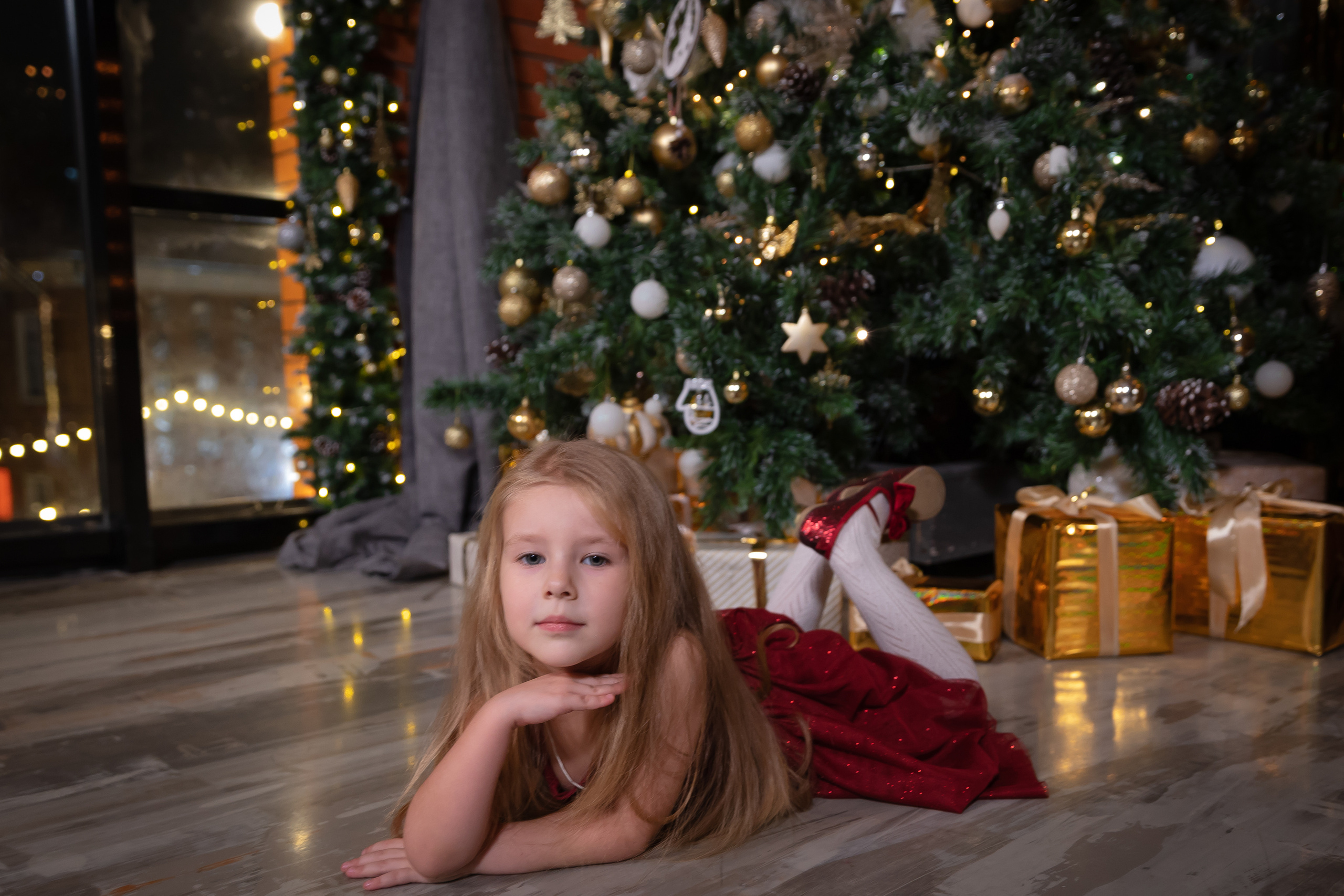 Семейная Новогодняя. Семейный фотограф в Туле Яна Денисова — семейная фотосессия