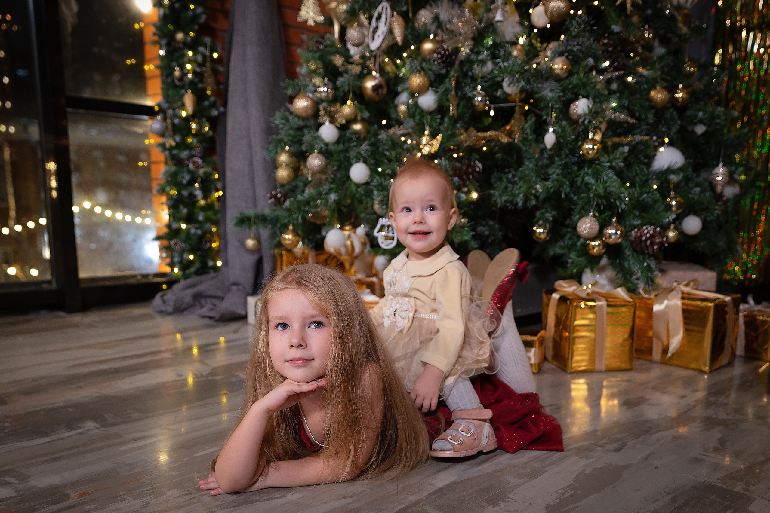 Семейная Новогодняя. Семейный фотограф в Туле Яна Денисова — семейная фотосессия