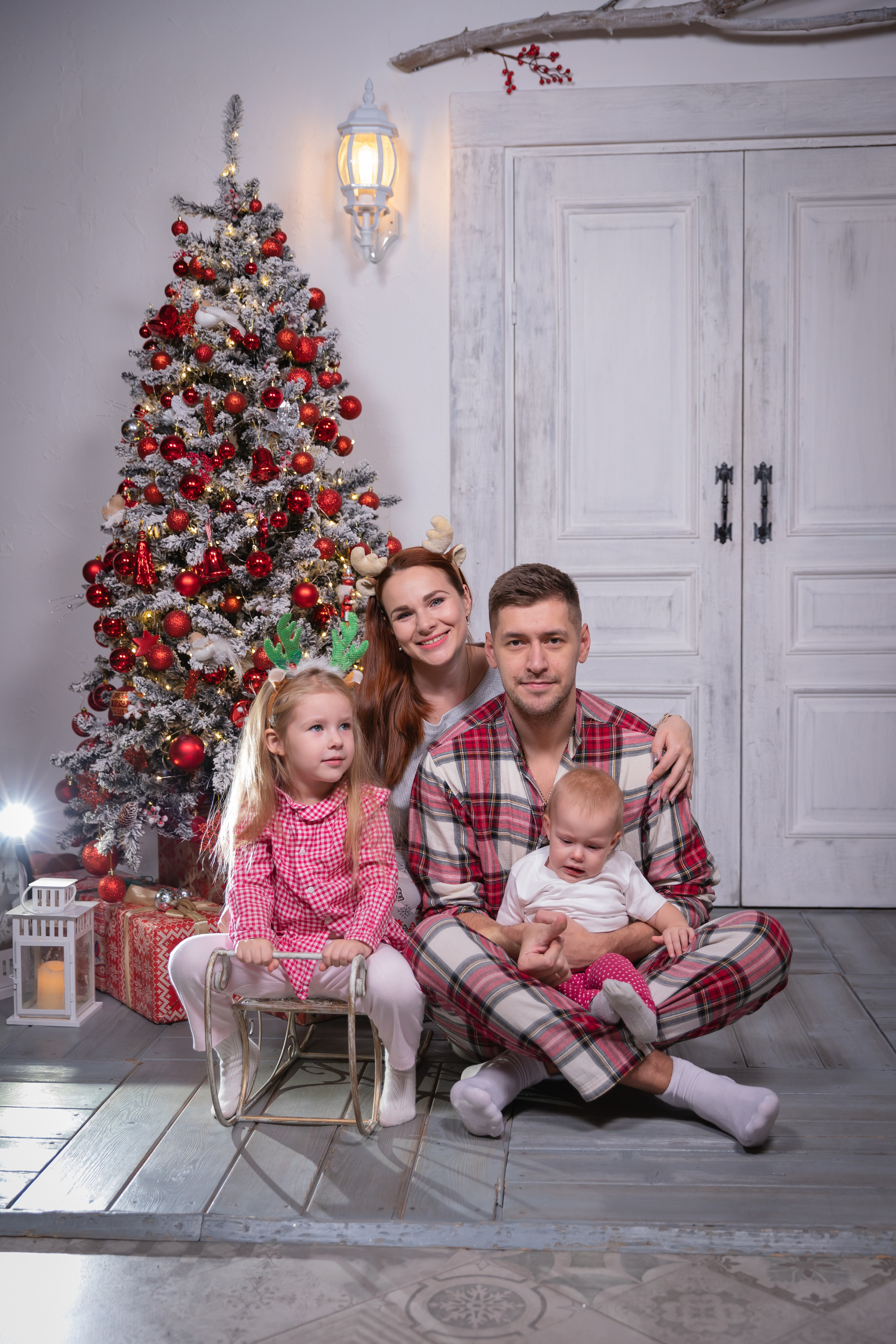 Семейная Новогодняя. Семейный фотограф в Туле Яна Денисова — семейная фотосессия