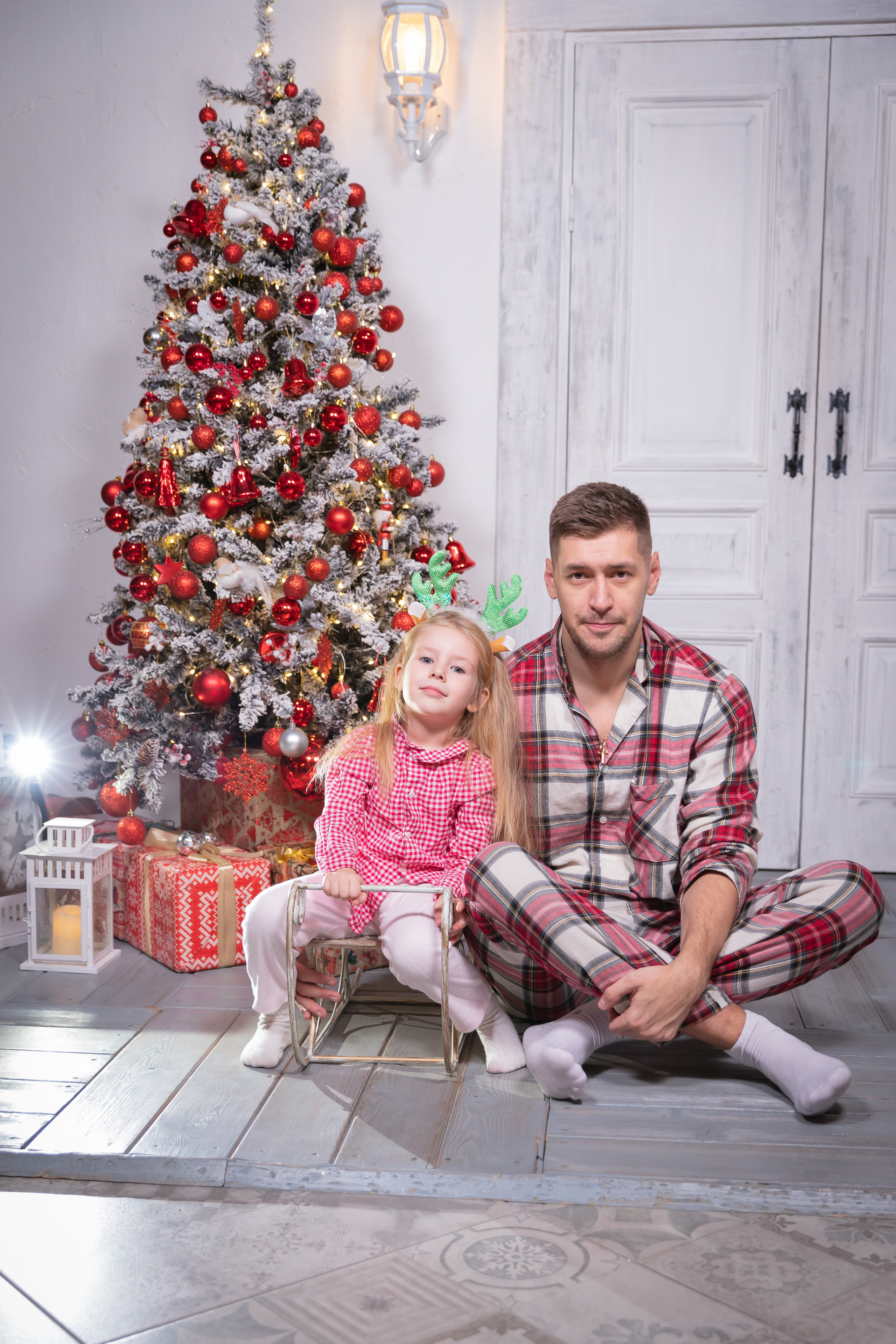 Семейная Новогодняя. Семейный фотограф в Туле Яна Денисова — семейная фотосессия