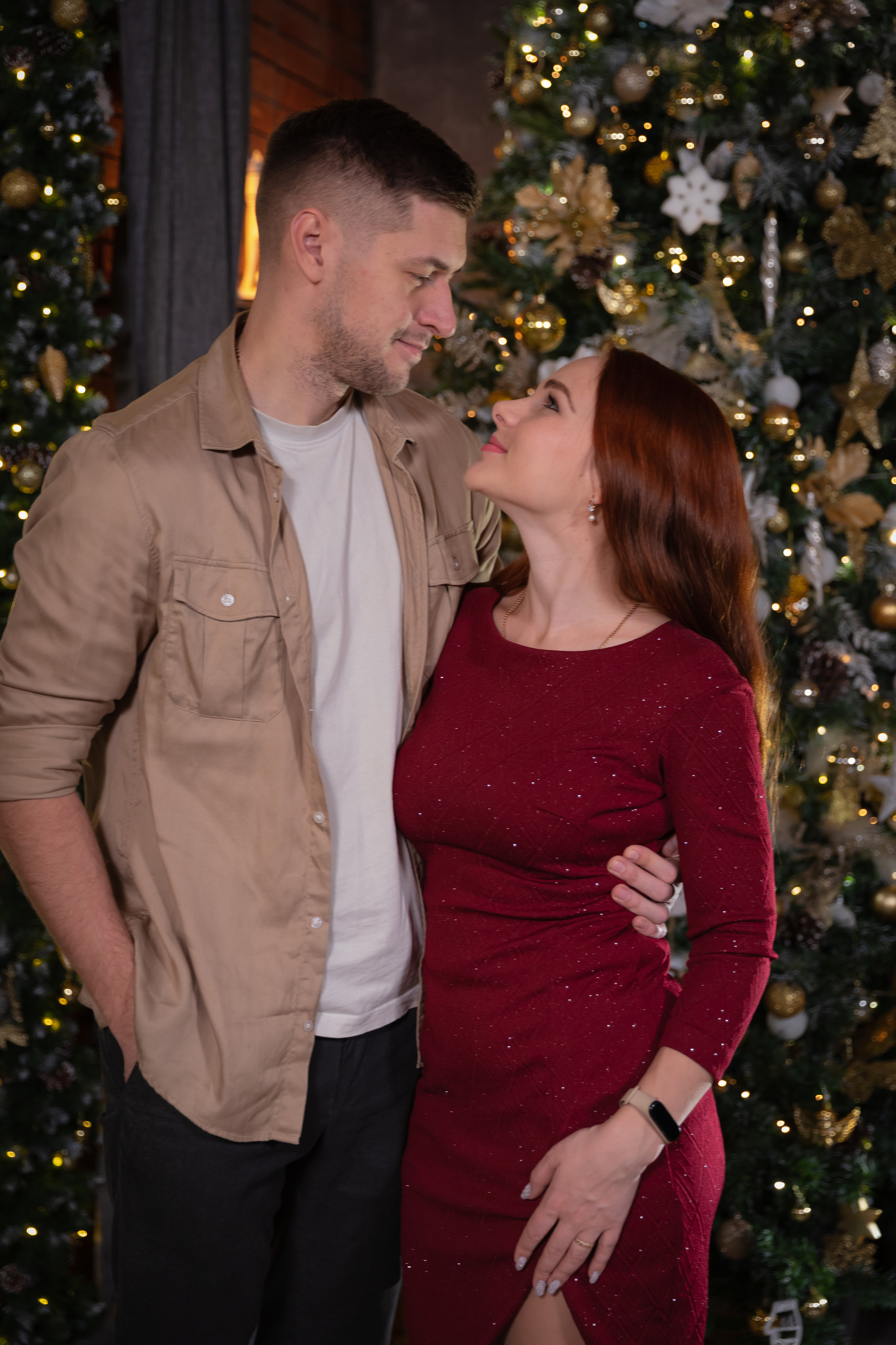 Семейная Новогодняя. Семейный фотограф в Туле Яна Денисова — семейная фотосессия