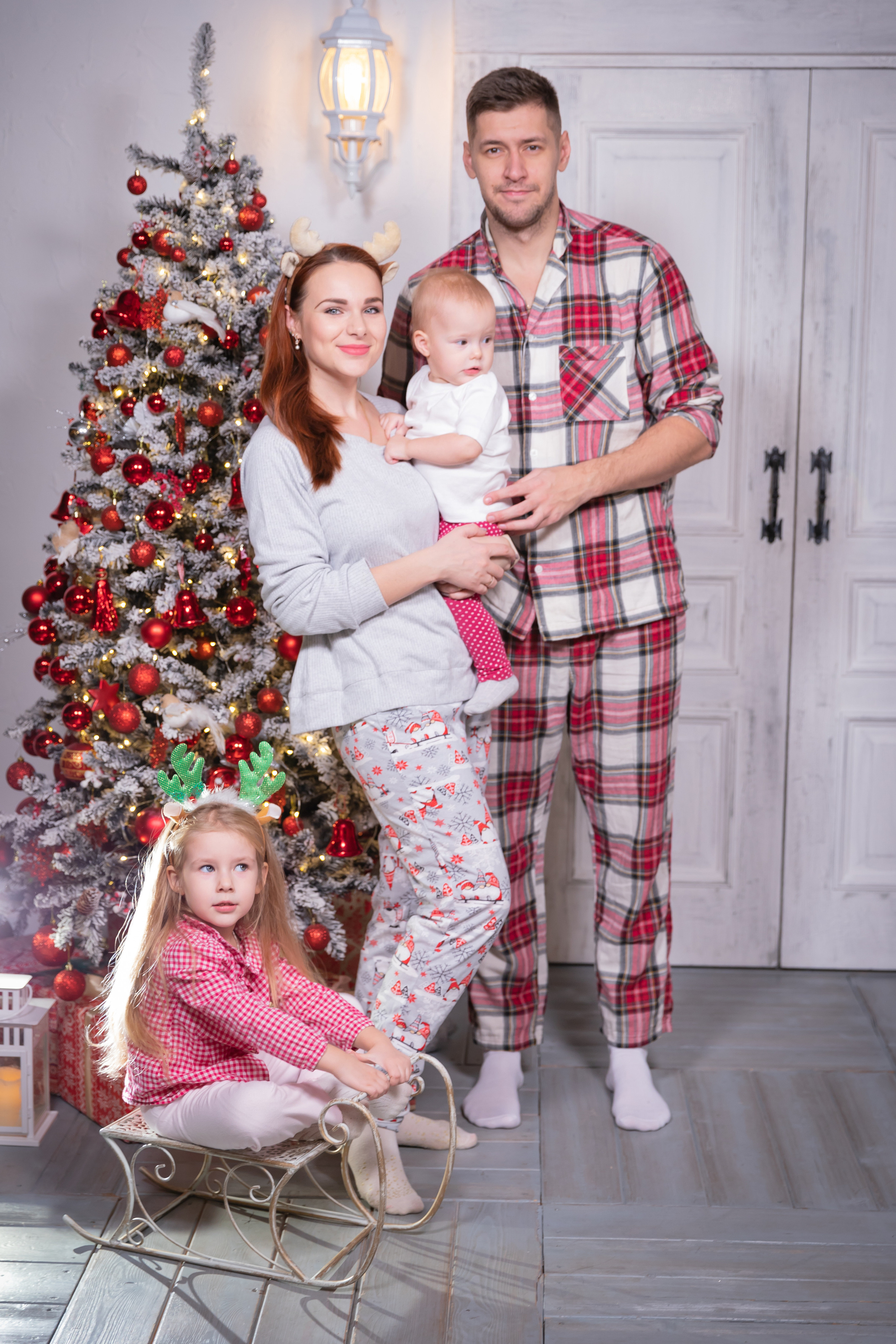 Семейная Новогодняя. Семейный фотограф в Туле Яна Денисова — семейная фотосессия