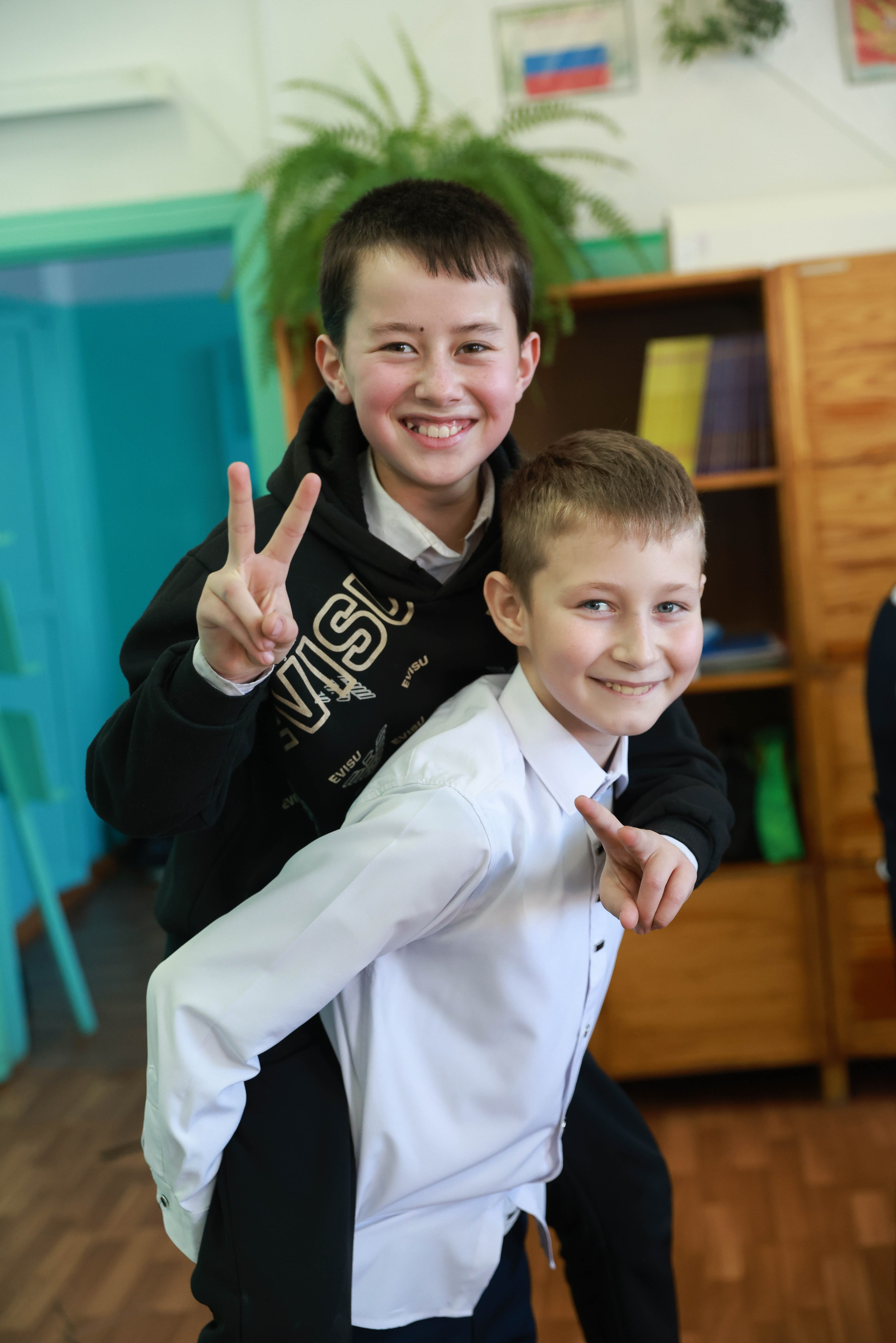 Школьники. Мультифотограф Динара Ахмедзянова