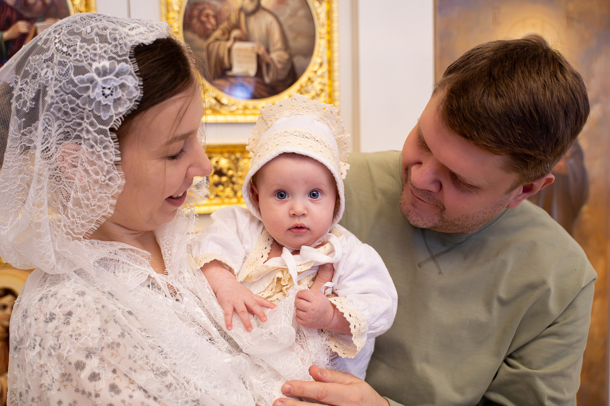 Двойное крещение. Фотограф на роды Москва Ольга Летучева