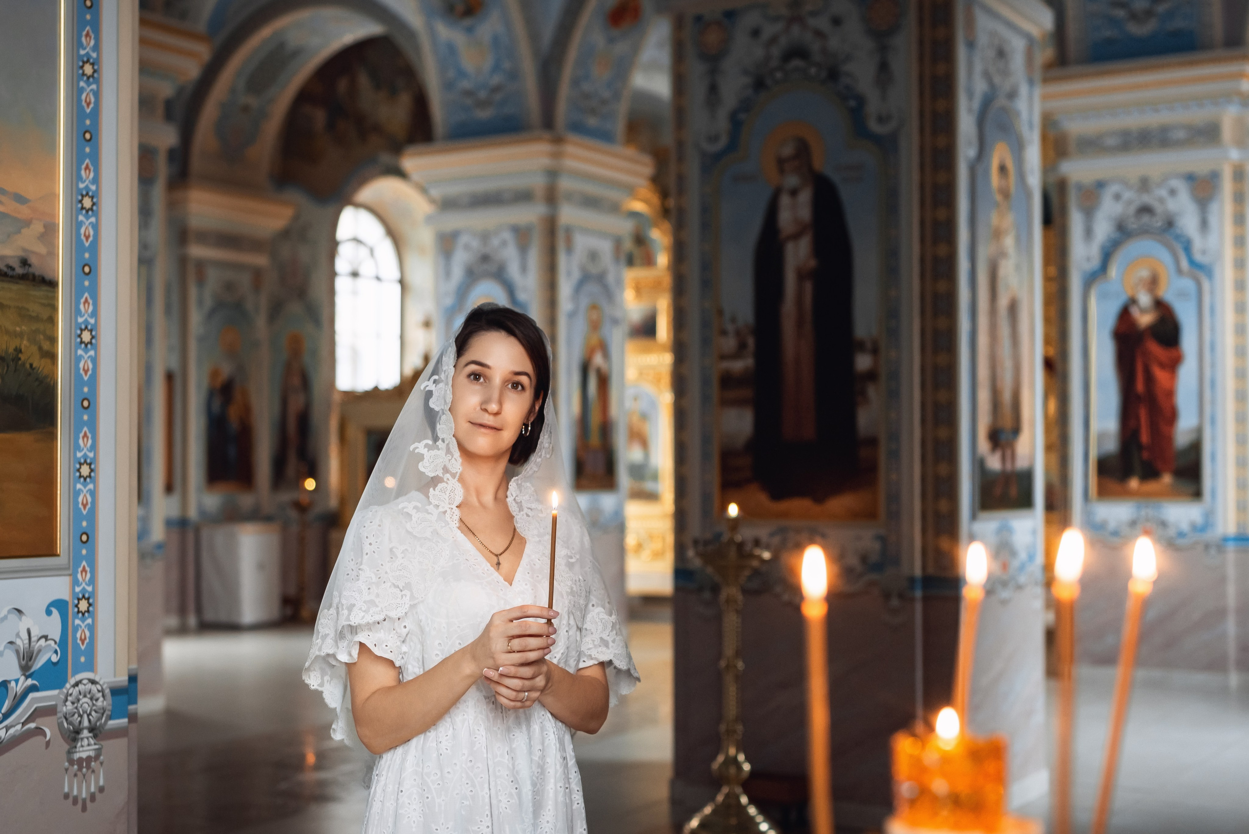 Венчание. Храм Введения во храм Пресвятой Богородицы. Церковный фотограф на Таинство Крещения и Венчания в Оренбурге и Оренбургской области Екатерина Белкина