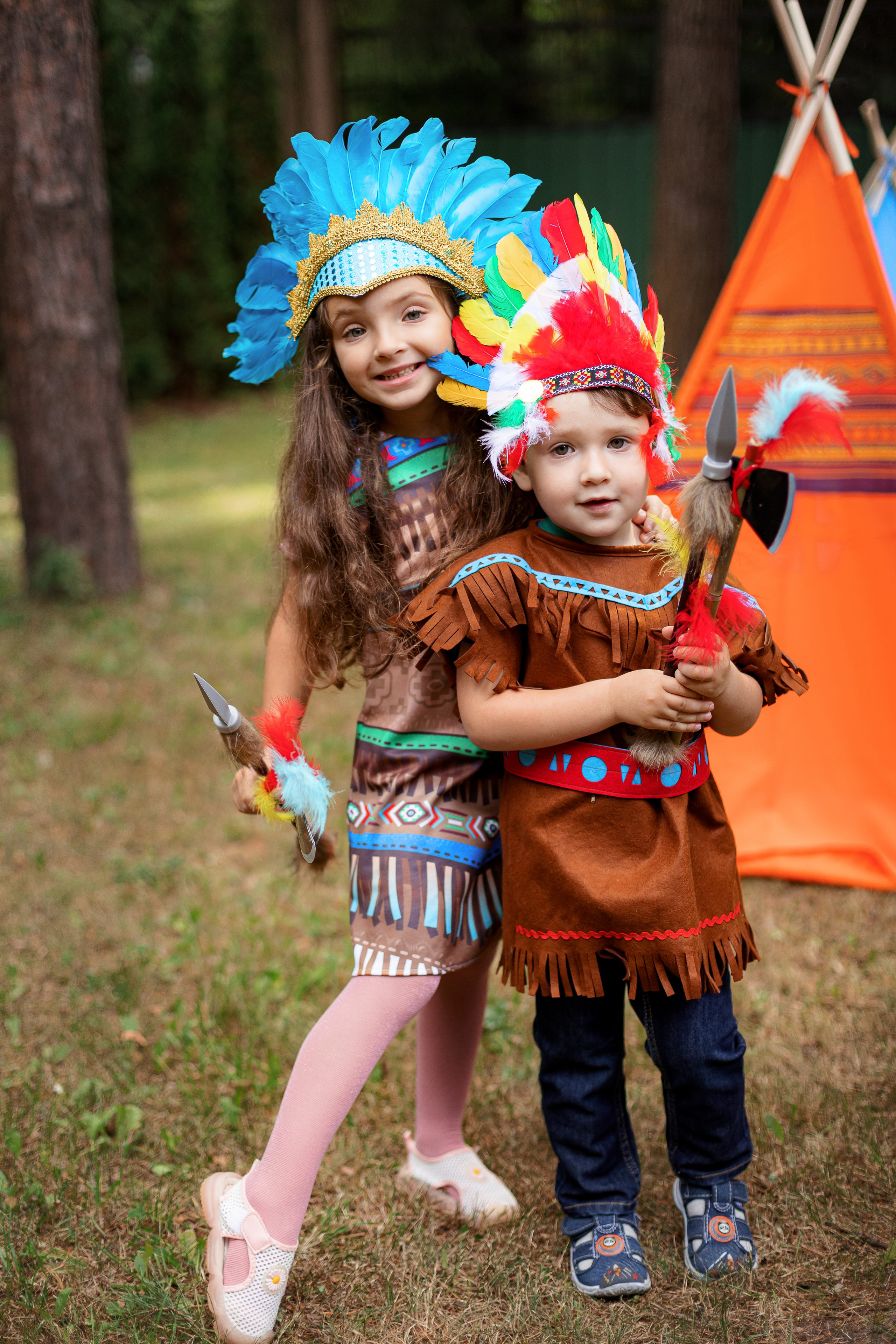 День рождения Леона «Индейцы». Семейный и детский фотограф Комина Елена, Власиха, Одинцово